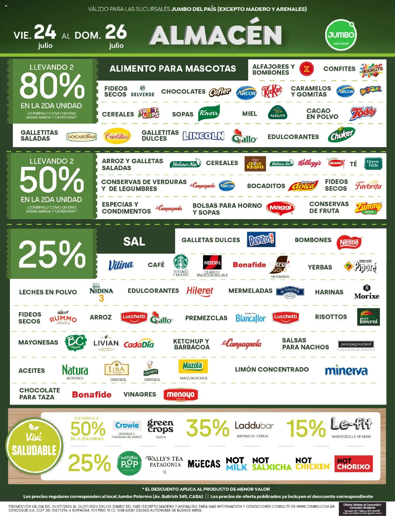 Jumbo - Ofertas | Córdoba │ válido desde el 24/07/2026 | Página: 3 | Productos: Teléfono, Ketchup, Limón, Galletas