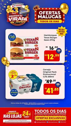 Semar Supermercado ofertas Malucas - Pré-Visualização do folheto da loja Semar Supermercado, válido de 02/10/2026
