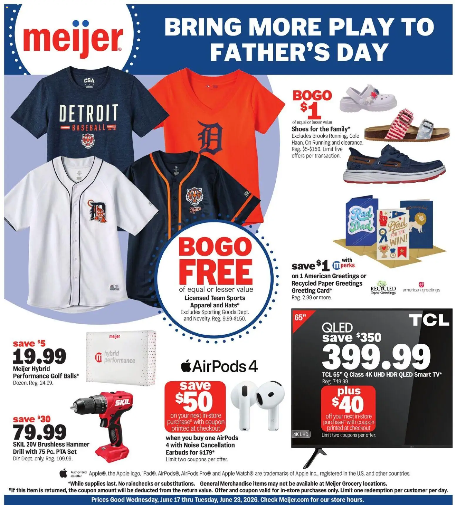 Meijer Ad - valid from 17.06.2026 | Page: 1 | Products: Hammer