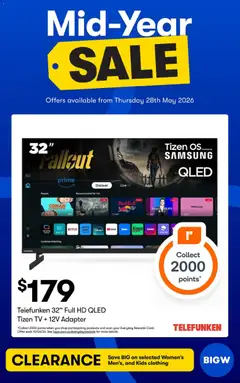 Preview of Big W Mid Year Sale PREVIEW - valid from 28.05.2026