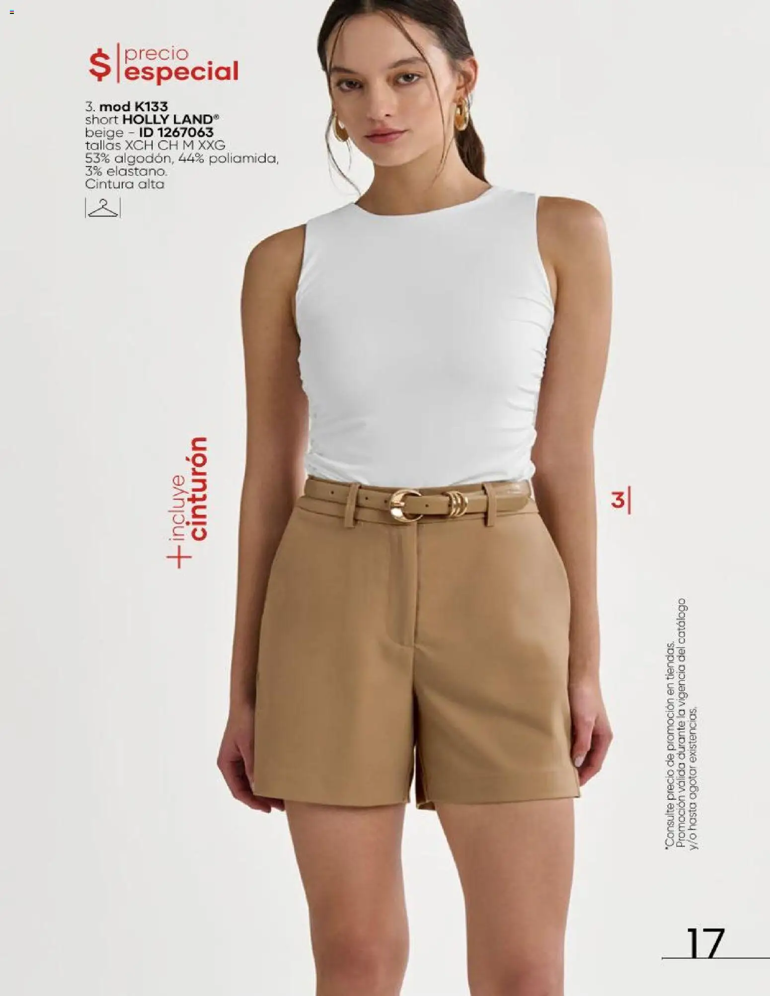 Nuevas ofertas de Price Shoes válidas en toda la República Mexicana desde el 16.06.2026. ¡Encuentra las mejores ofertas en Price Shoes catálogo Cierre de temporada! | Página: 17 | Productos: Cinturón, Short