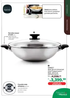 Vista previa de Tupperware catálogo, nuevo folleto de la tienda, válido en México a partir del 10/08/2026 | Página: 35 | Productos: Wok