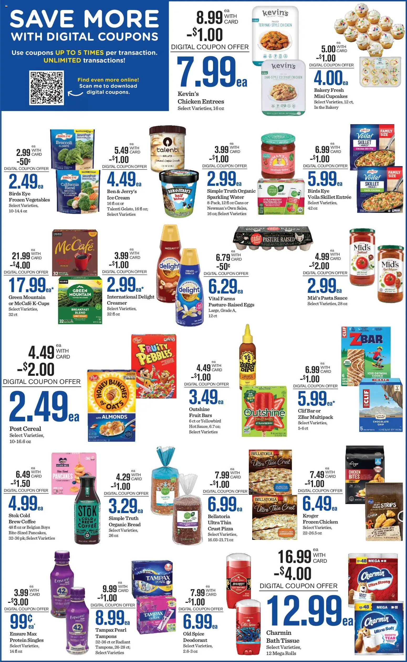Mariano's Weekly Ad - valid from 17.06.2026 | Page: 6 | Products: Skillet, Eggs, Vegetables, Chocolate Chip