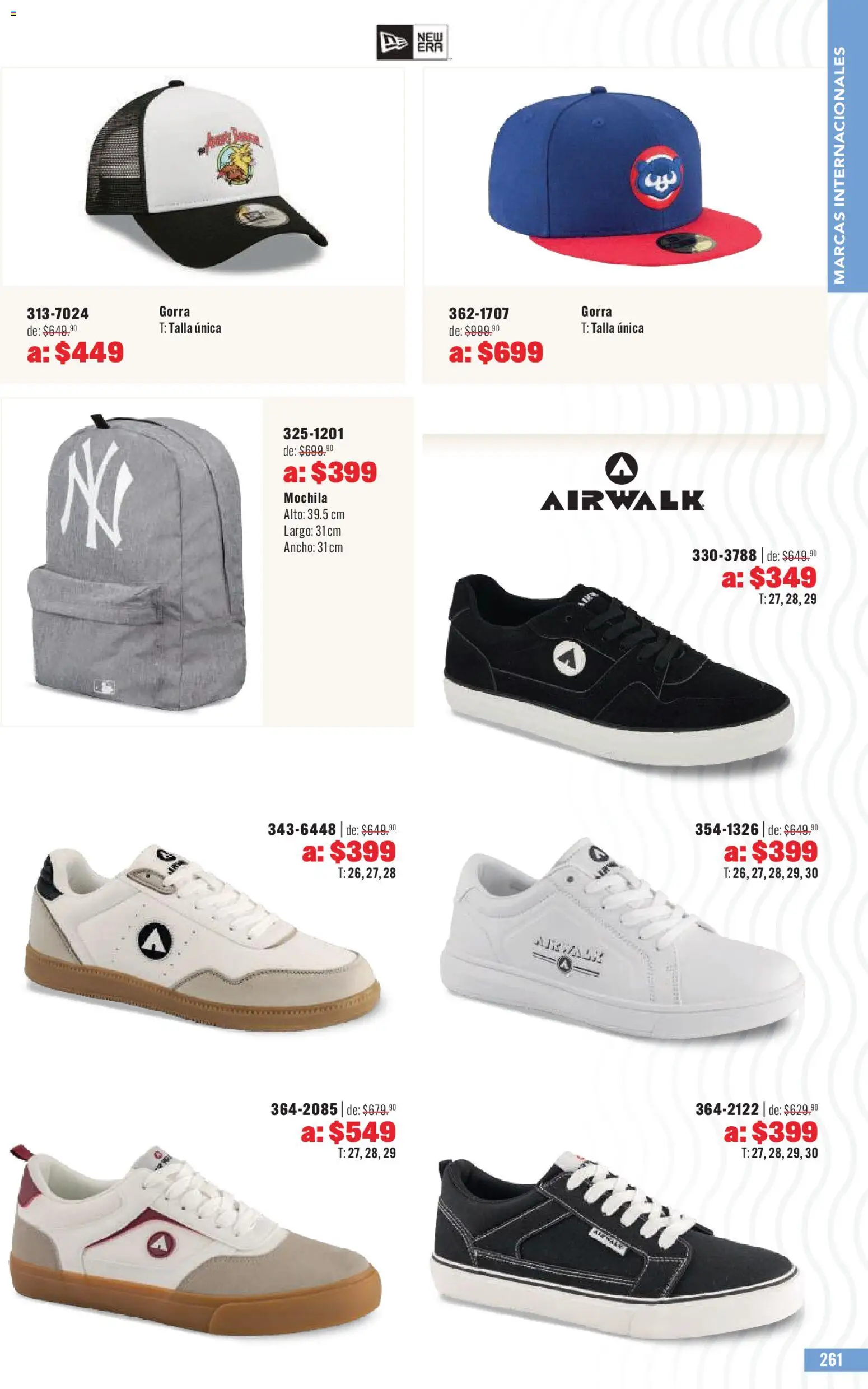 Nuevas ofertas de Andrea válidas en toda la República Mexicana desde el 03.05.2026. ¡Encuentra las mejores ofertas en Andrea catálogo Outlet! | Página: 261 | Productos: Gorra, Mochila