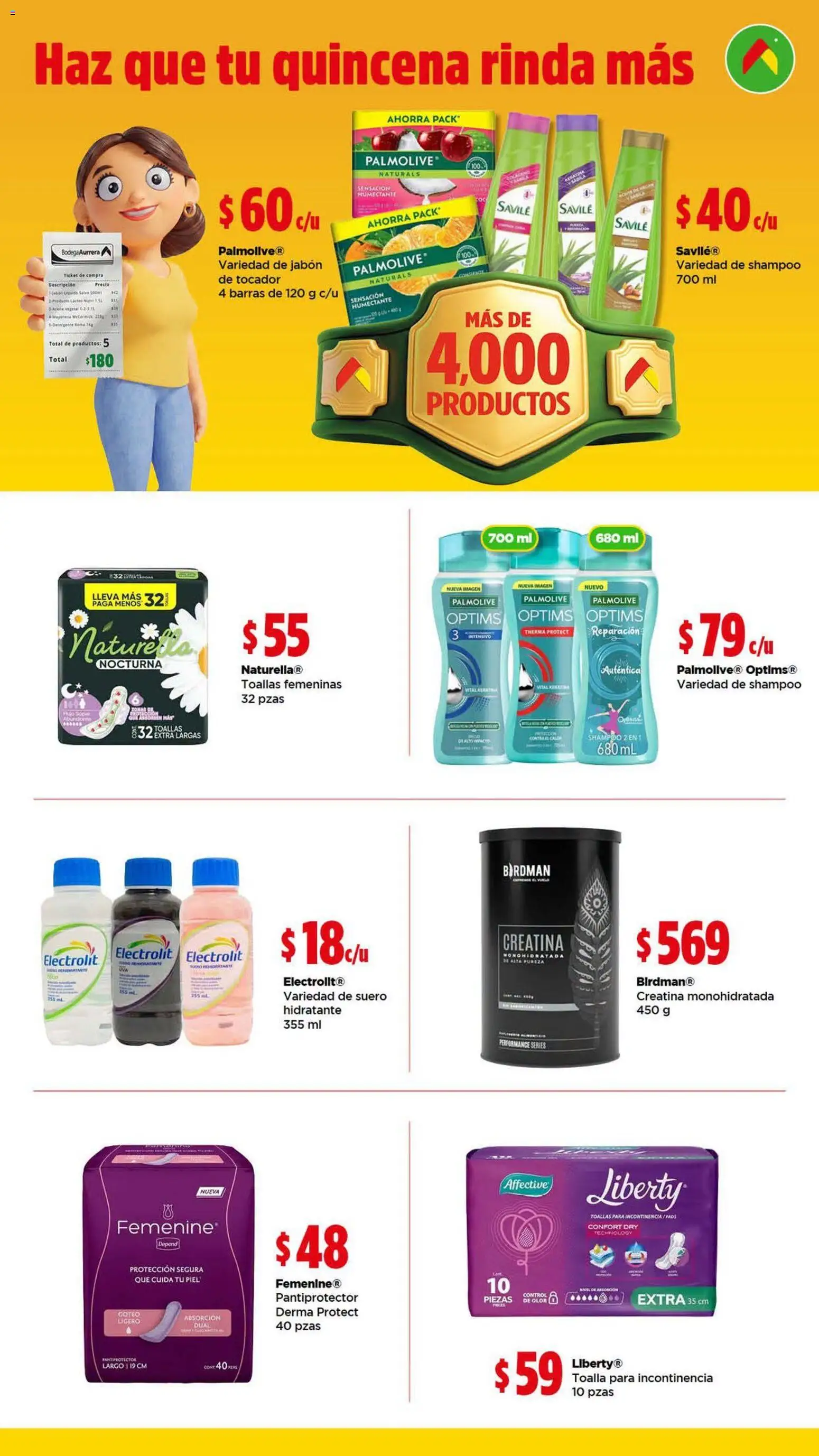 Nuevas ofertas de Bodega Aurrerá válidas en toda la República Mexicana desde el 20/08/2026. ¡Encuentra las mejores ofertas en Bodega Aurrerá folleto! | Página: 10 | Productos: Shampoo, Toalla, Moño, Jabón