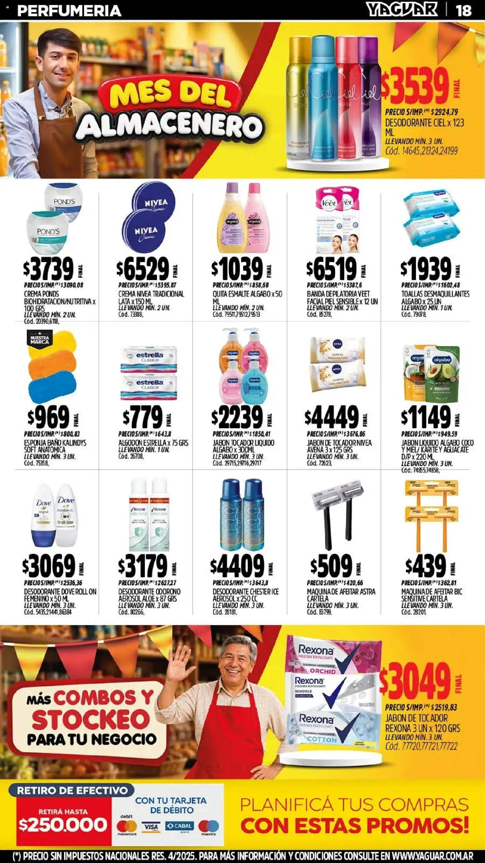 Yaguar - Oferta Semanal Chaco │ válido desde el 28/09/2026 | Página: 18 | Productos: Baño, Jabón líquido, Avena, Esponja