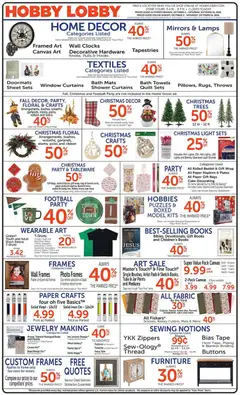 Preview of Hobby Lobby weekly ads valid from 10/04/2026