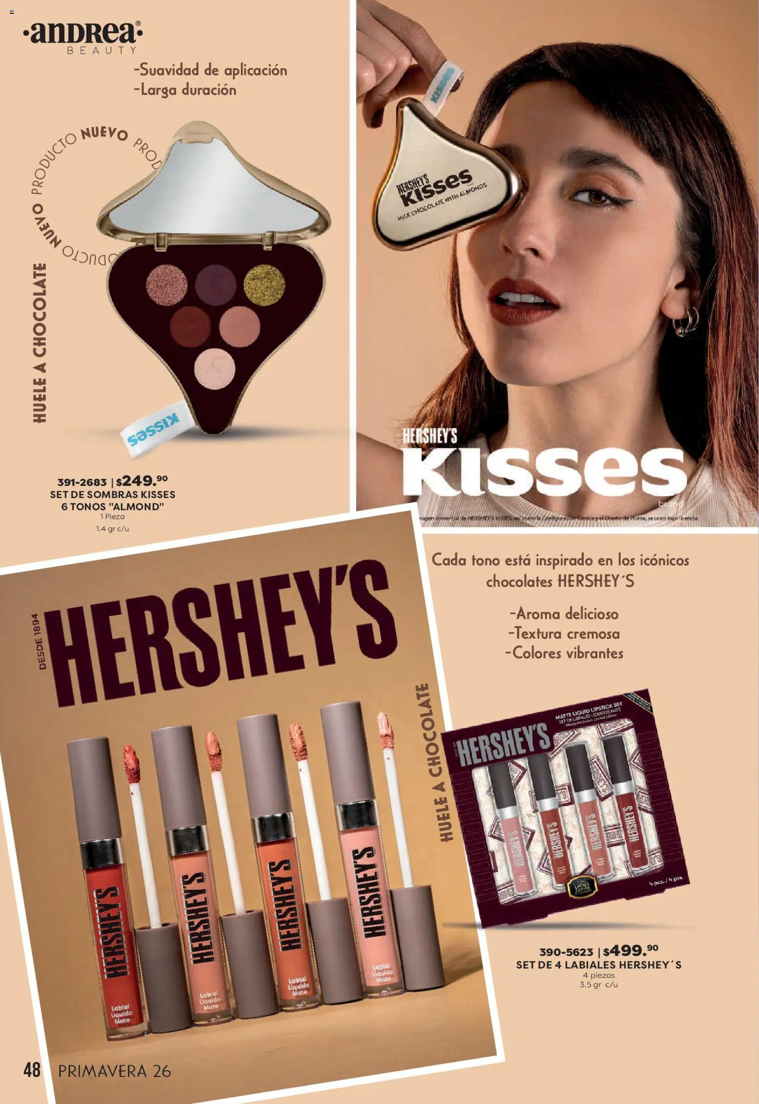 Nuevas ofertas de Andrea válidas en toda la República Mexicana desde el 22.03.2026. ¡Encuentra las mejores ofertas en Andrea catálogo Lo más top! | Página: 48 | Productos: Chocolate, Mate