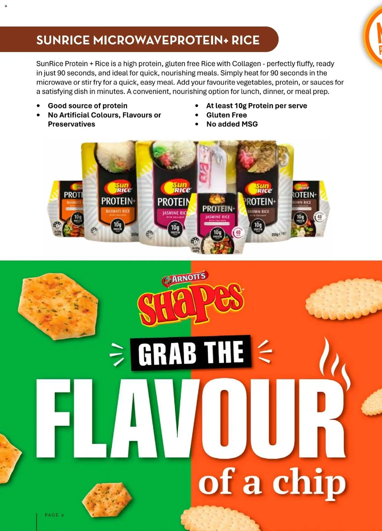 Foodworks catalogue - valid from 01/10/2026 | Page: 6 | Products: Rice, Basmati rice, Collagen, Microwave