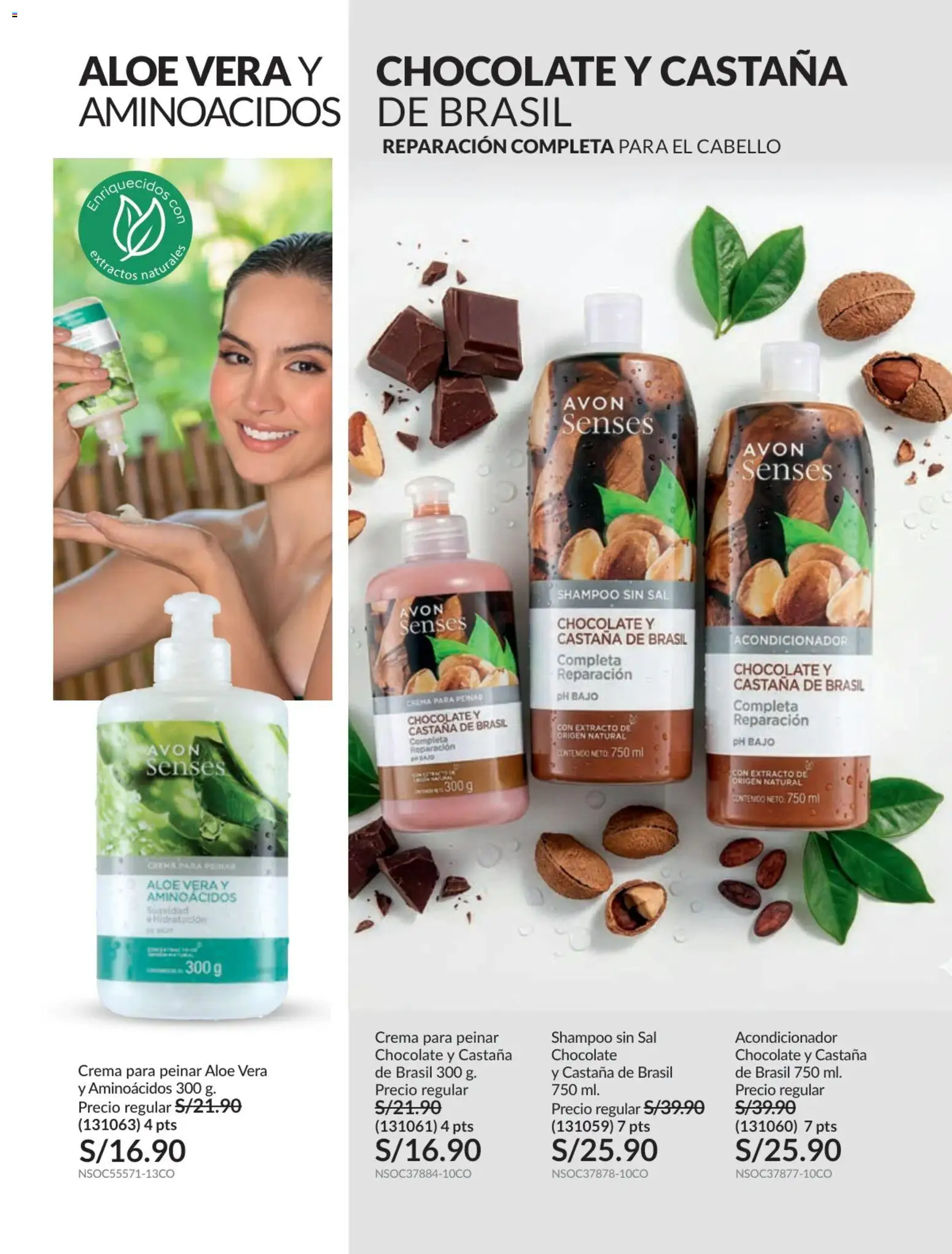 Catálogo Avon válido desde 17.06.2026 | Página: 176 | Productos: Shampoo, Acondicionador, Chocolate, Crema