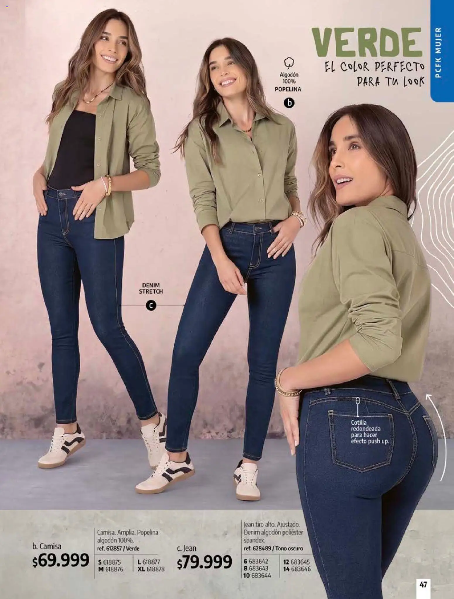 Pacifika revista - valida desde el 18/10/2026 | Página: 47 | Productos: Algodón, Jean, Camisa