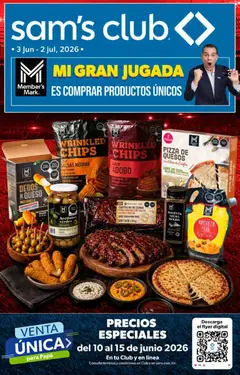 Vista previa de Sam's Club catálogo Mi gran jugada. Es comprar productos únicos, nuevo folleto de la tienda, válido en México a partir del 03.06.2026
