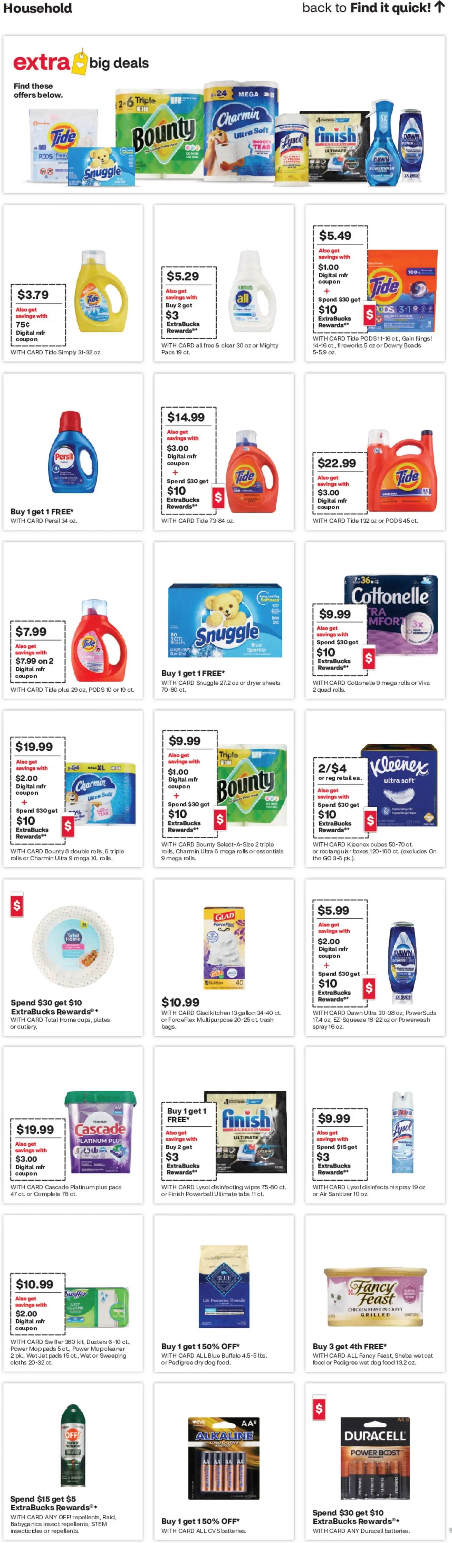 CVS Pharmacy Weekly Ad - CO - valid from 31.05.2026 | Page: 18 | Products: Dog Food, Clothes, Pads, Dryer