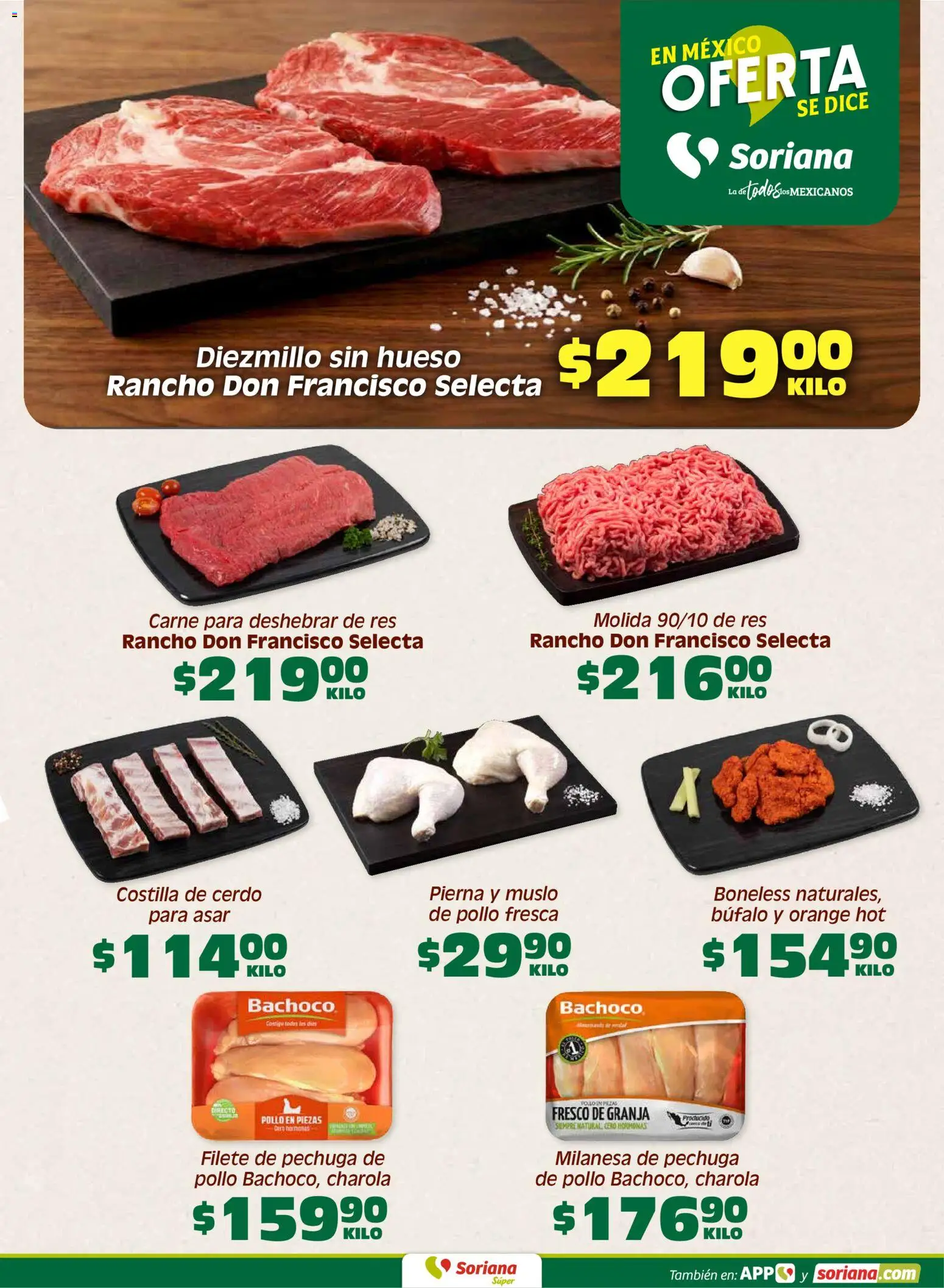 Nuevas ofertas de Soriana válidas en toda la República Mexicana desde el 07/08/2026. ¡Encuentra las mejores ofertas en Soriana Fin de Semana Súper: BCS, Son y Sin! | Página: 3 | Productos: Pollo, Milanesa, Cerdo, Carne