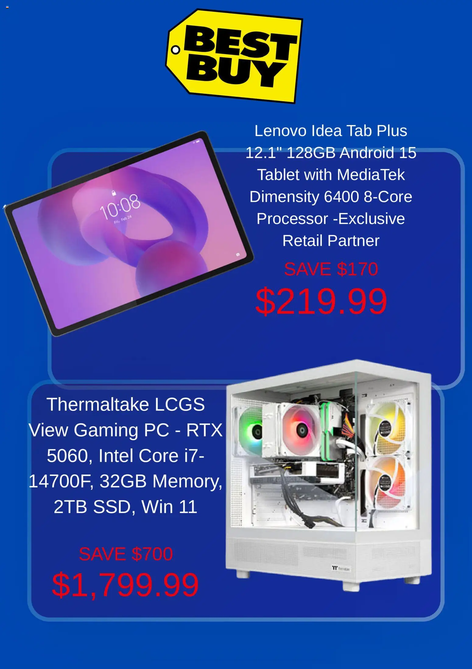 Best Buy flyer valid from Aug 31, 2026 | Page: 4 | Products: Tablet, PC