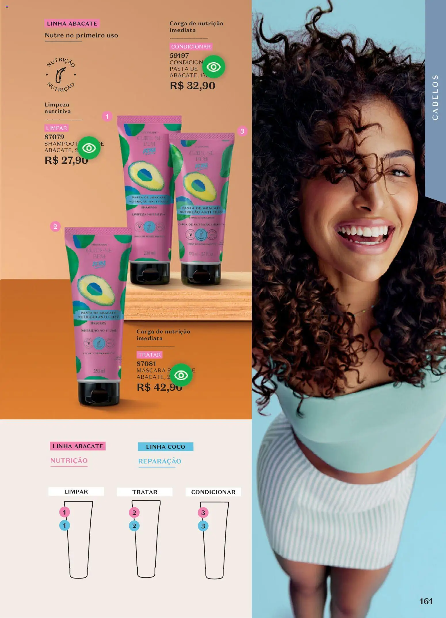 O Boticário Folheto - válido de 10/08/2026 | Página: 165 | Produtos: Coco, Shampoo, Abacate, Pasta