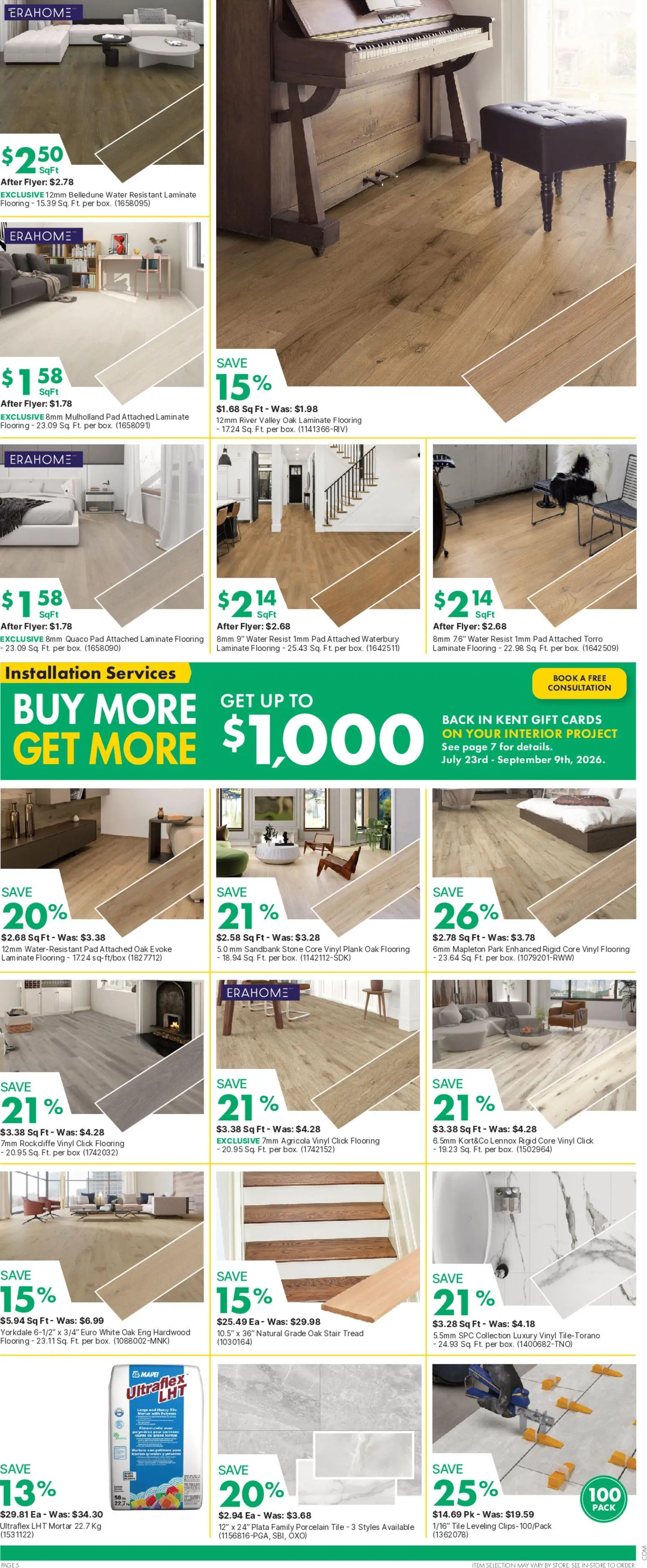 Kent flyer valid from Sep 3, 2026 | Page: 7 | Products: Water, Box