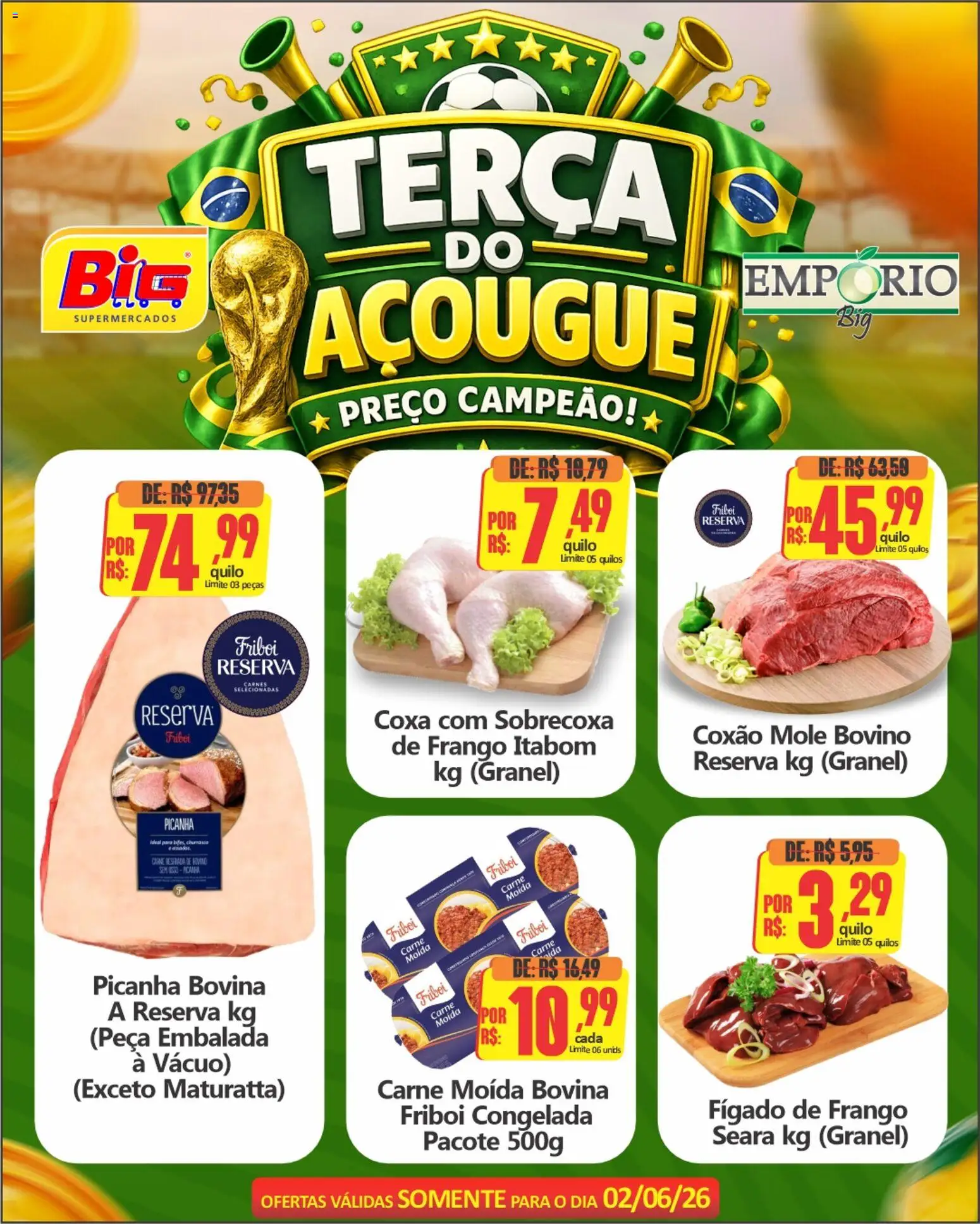Big Supermercados Folheto - válido de 02.06.2026 | Página: 1