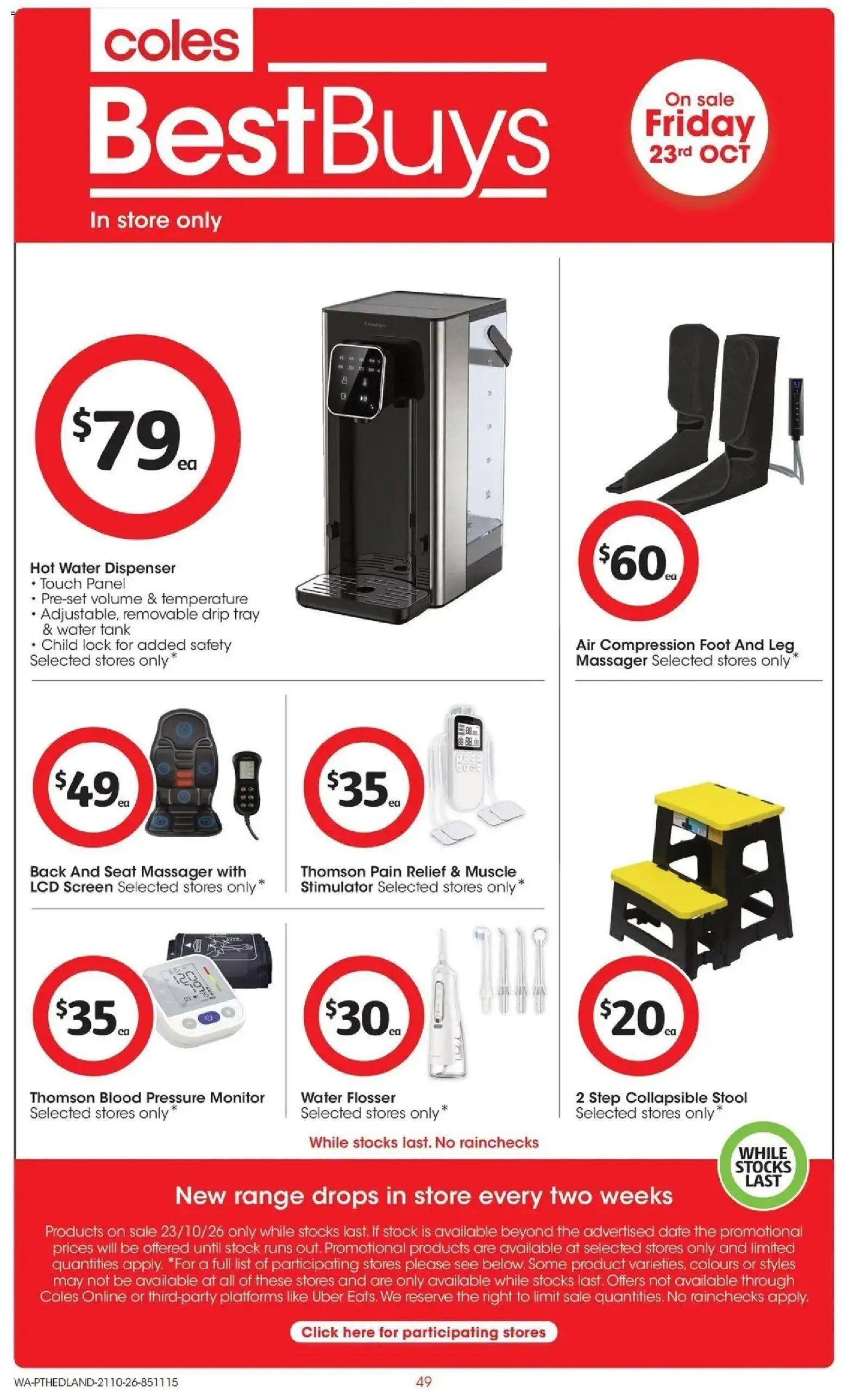﻿Coles catalogue valid from 21/10/2026 > Online Australia | Page: 49