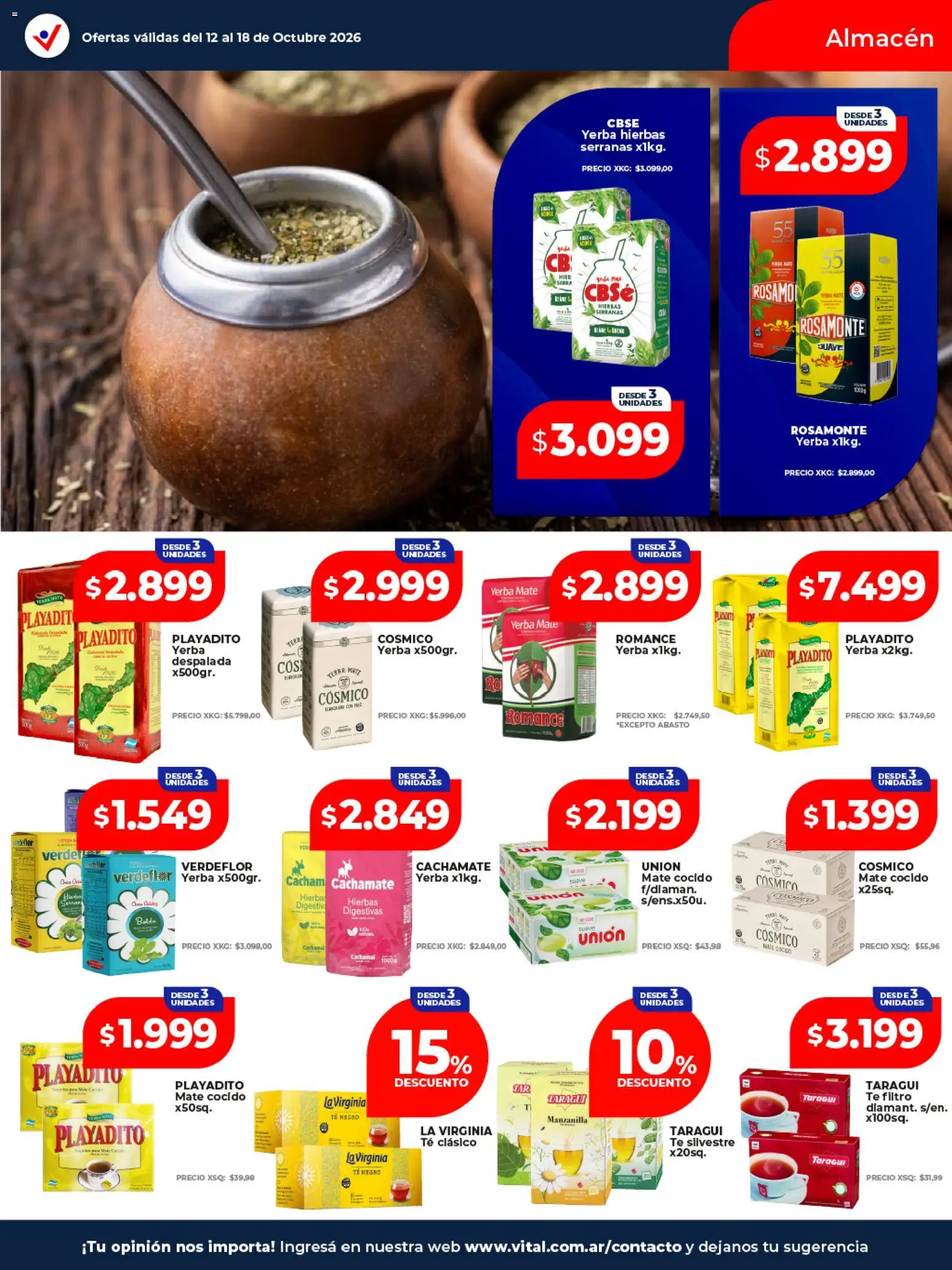 Vital - Ofertas │ válido desde el 12/10/2026 | Página: 21