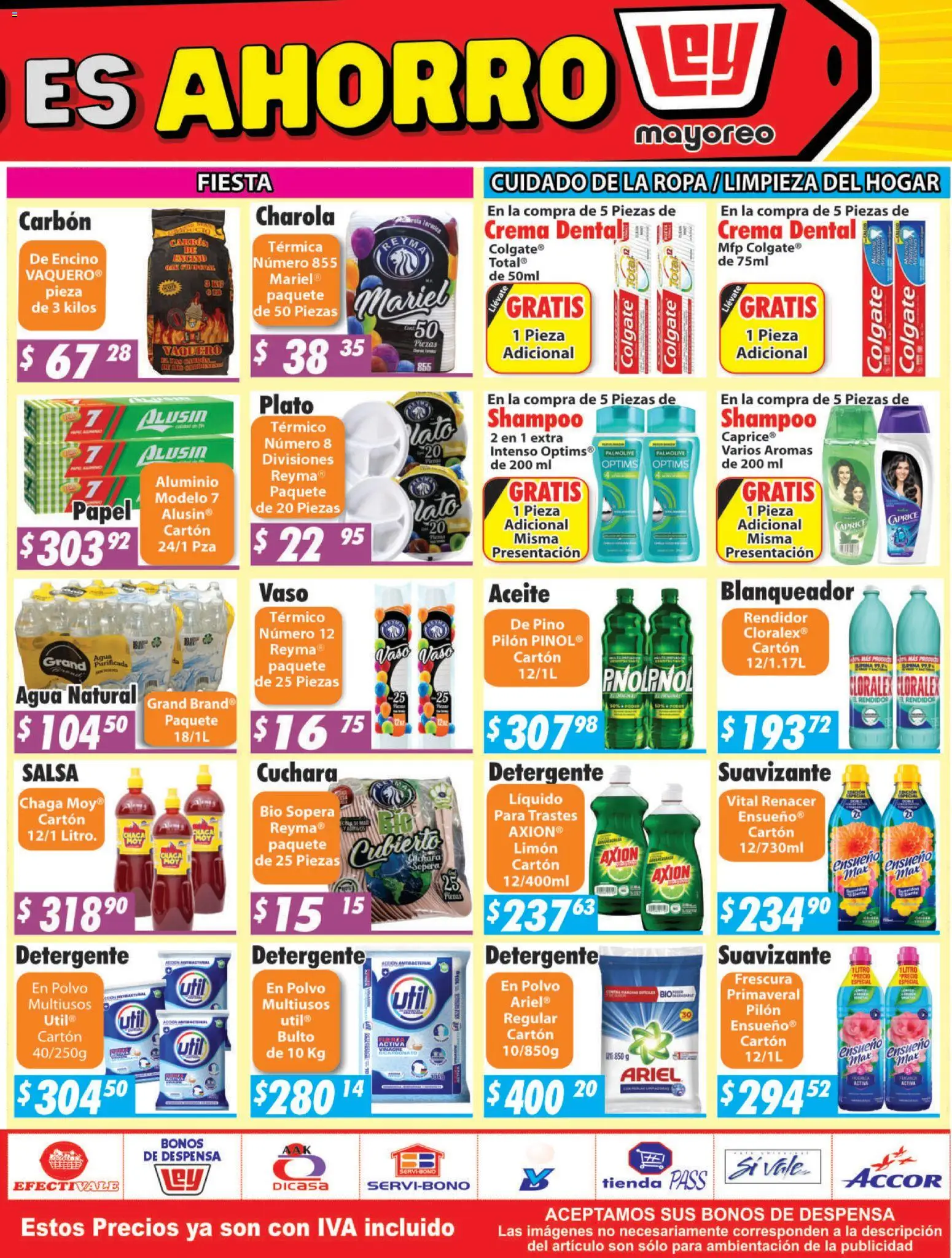 Nuevas ofertas de Casa Ley válidas en toda la República Mexicana desde el 29/06/2026. ¡Encuentra las mejores ofertas en Casa Ley folleto Durango! | Página: 4 | Productos: Vinagre, Crema, Limón, Cuchara