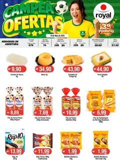 Royal Supermercados ofertas Terça da Padaria - Pré-Visualização do folheto da loja Royal Supermercados, válido de 19.05.2026