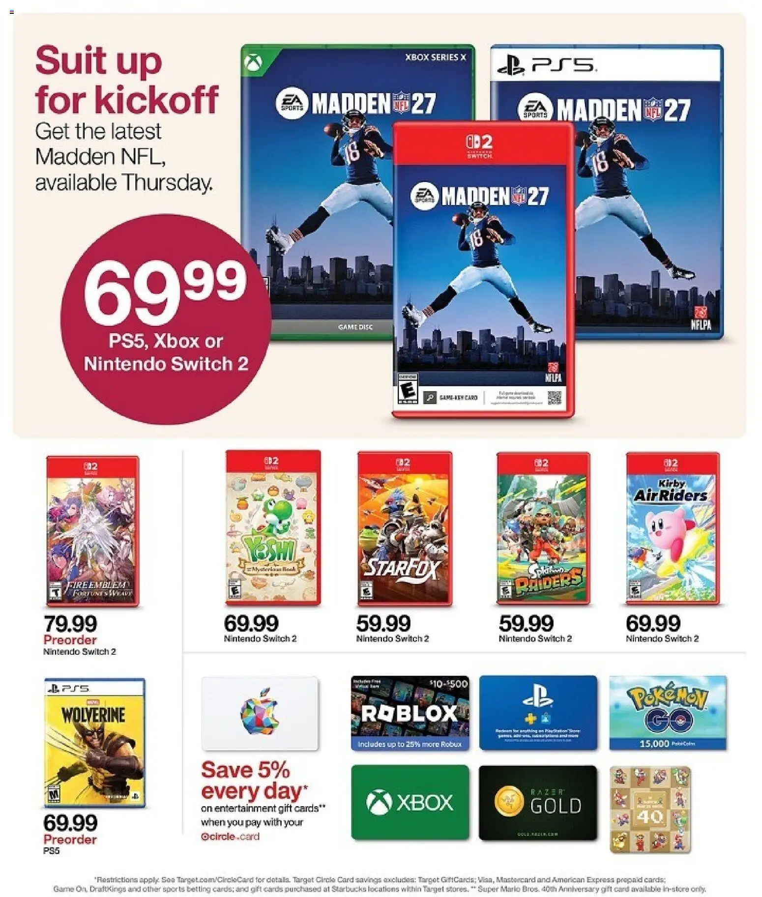 Nuevas ofertas de Target válidas en toda la República Mexicana desde el 09/08/2026. ¡Encuentra las mejores ofertas en Target folleto! | Página: 16 | Productos: Nintendo Switch, Xbox
