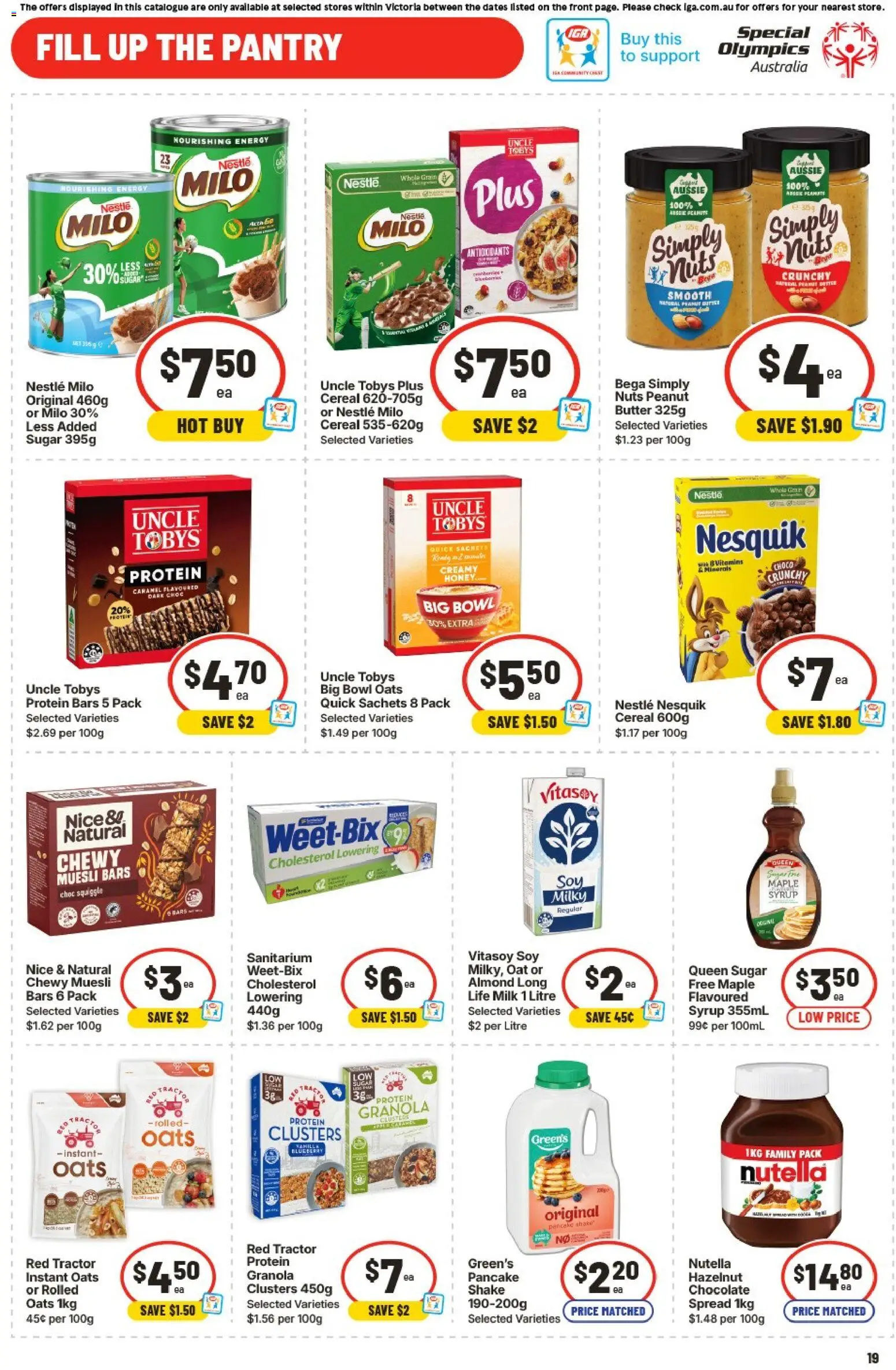 IGA catalogue - valid from 06.05.2026 | Page: 17 | Products: Honey, Nutella, Oats, Nuts