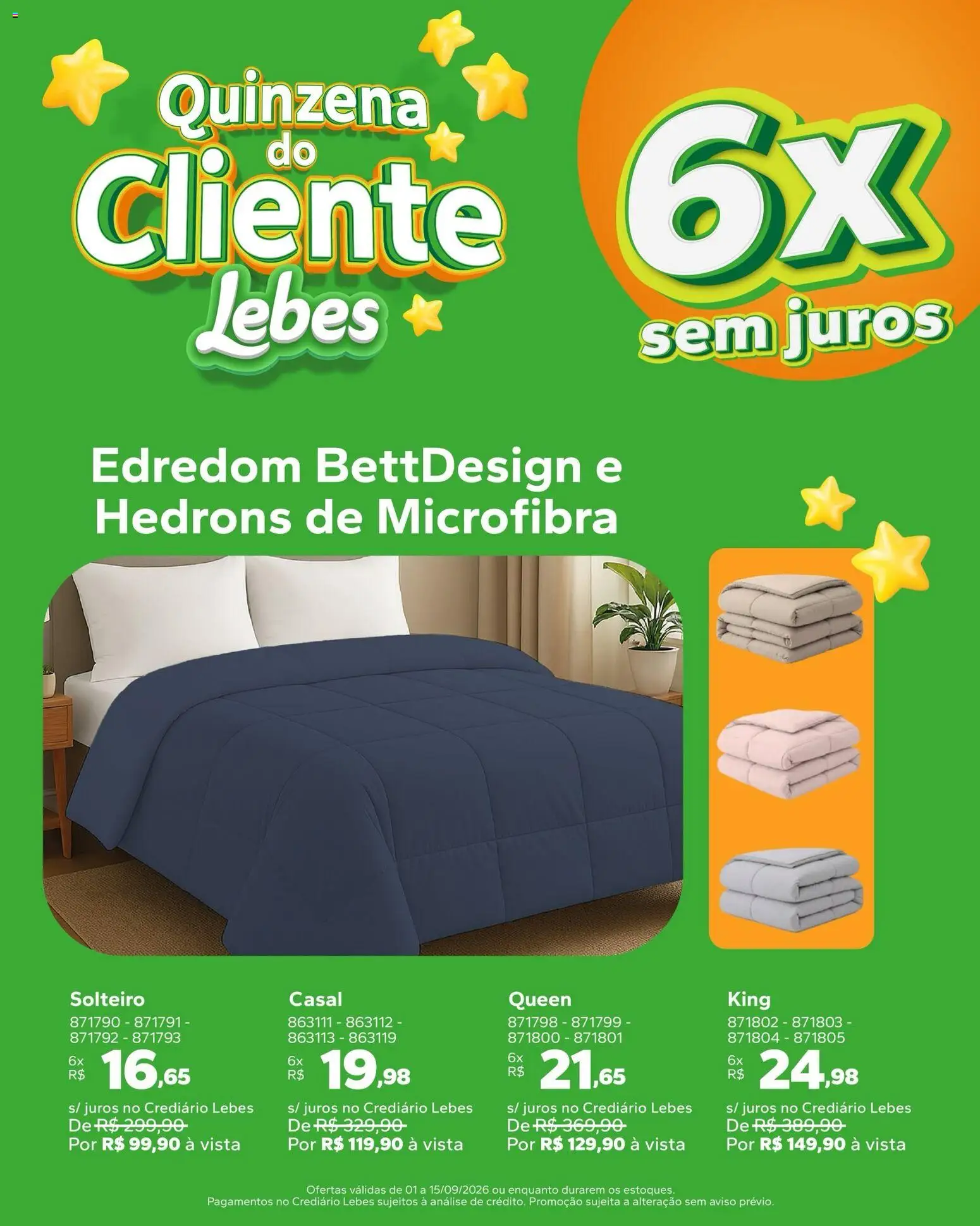 Lebes Folheto - válido de 01/09/2026 | Página: 5 | Produtos: Edredom