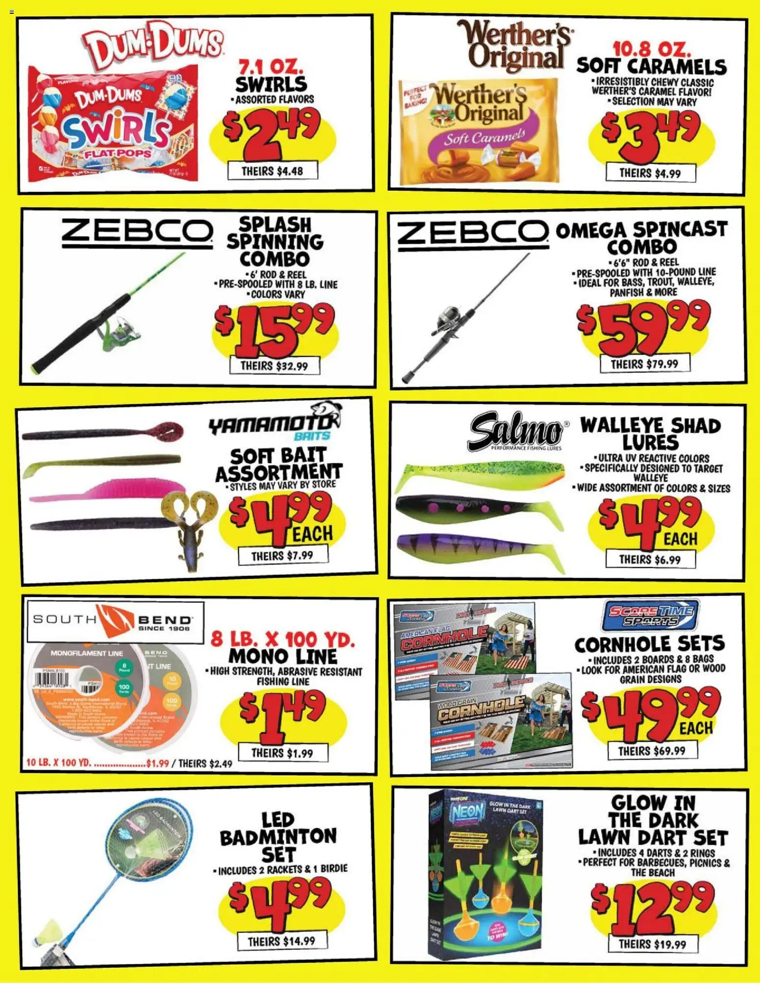 Ollie's Weekly Ad - valid from 08/18/2026 | Page: 3 | Products: Omega, Rod, Bait