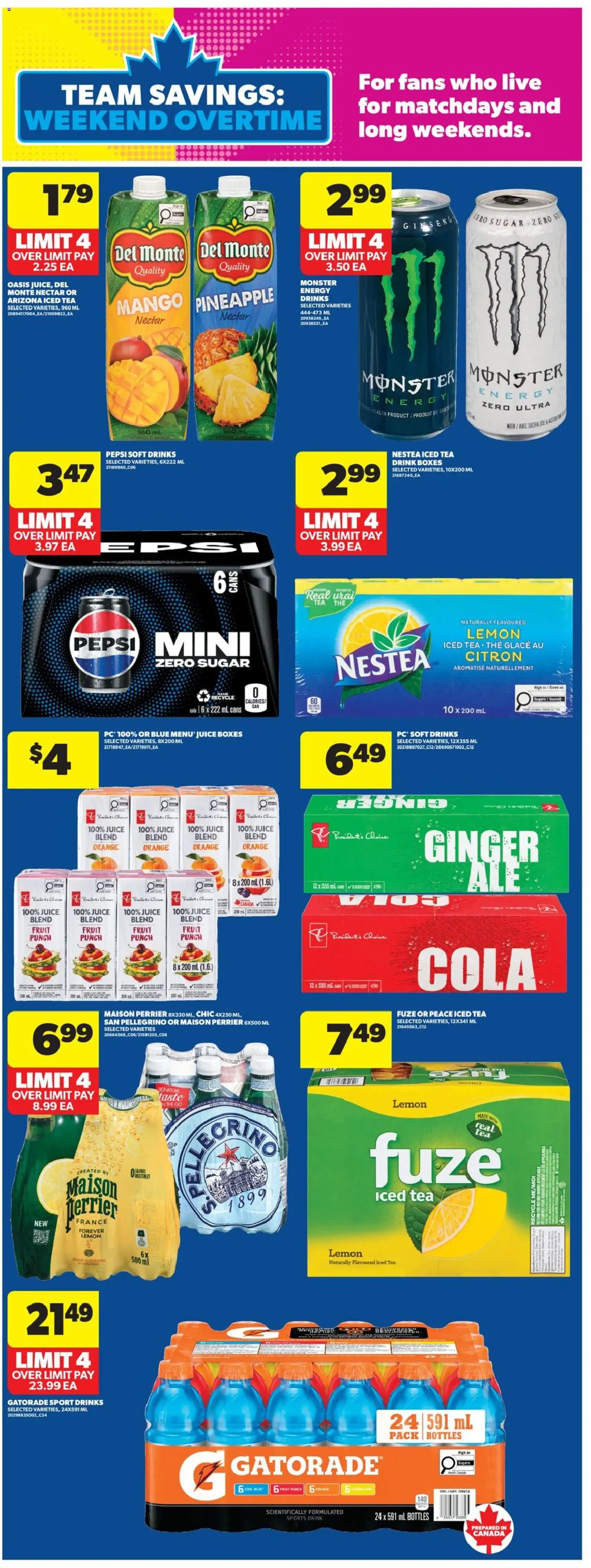 Real Canadian Superstore flyer valid from 07.05.2026 | Page: 31 | Products: Tea, Pineapple, Juice