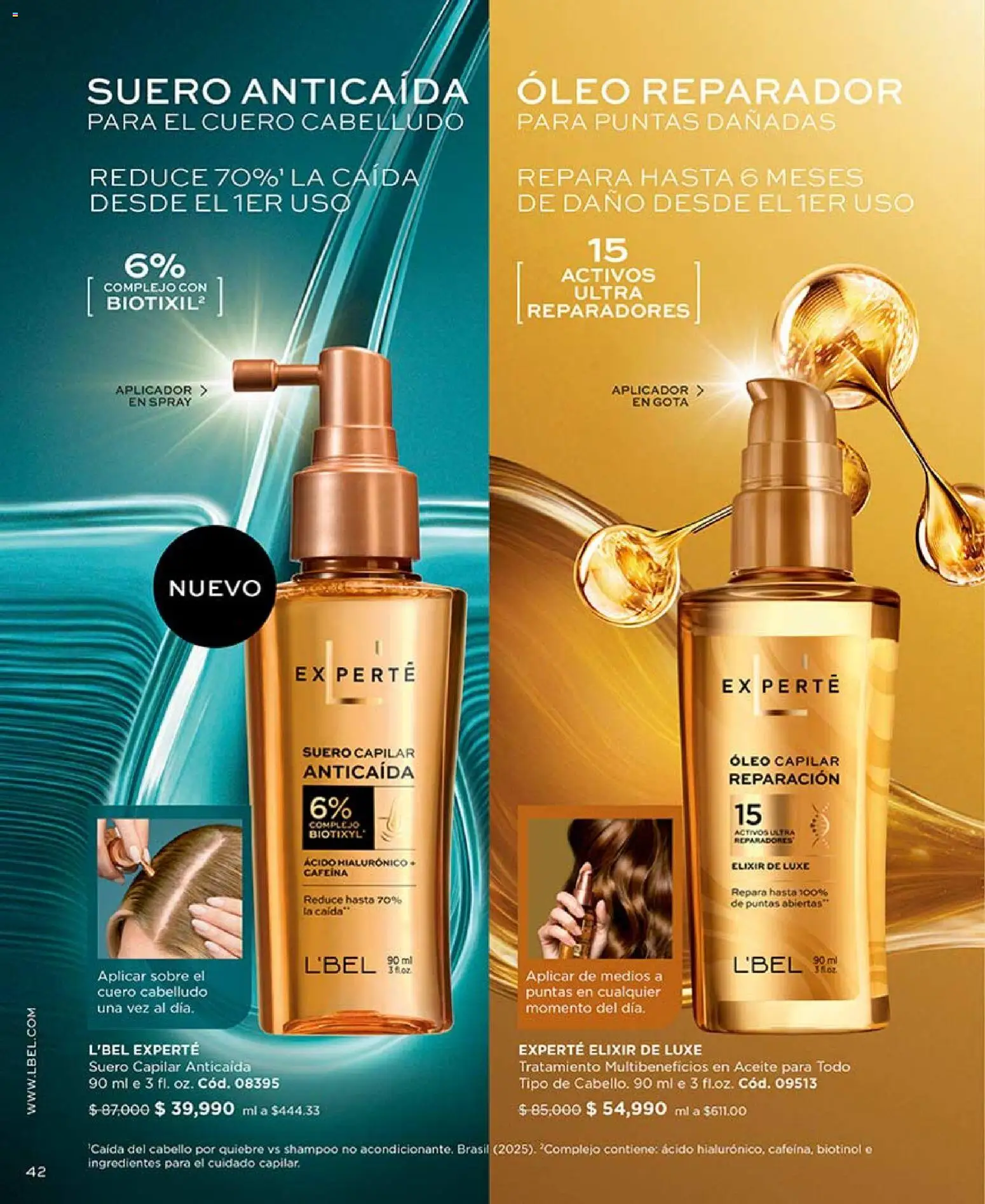 L'Bel revista - valida desde el 13.04.2026 | Página: 44 | Productos: Shampoo, Sobre, Aceite