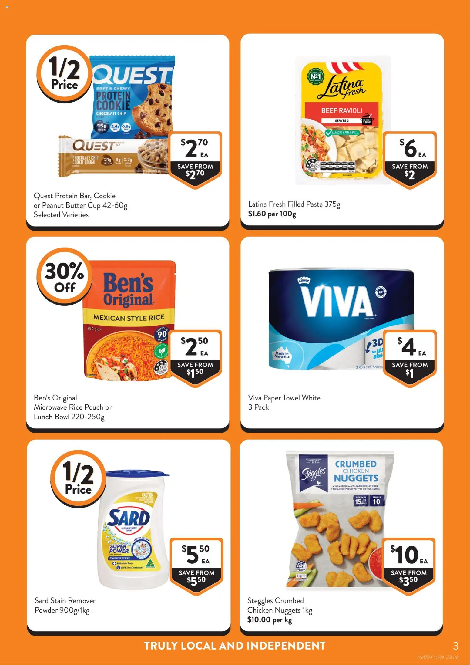 Foodworks catalogue - valid from 16/09/2026 | Page: 3 | Products: Powder, Beef, Pasta, Dough