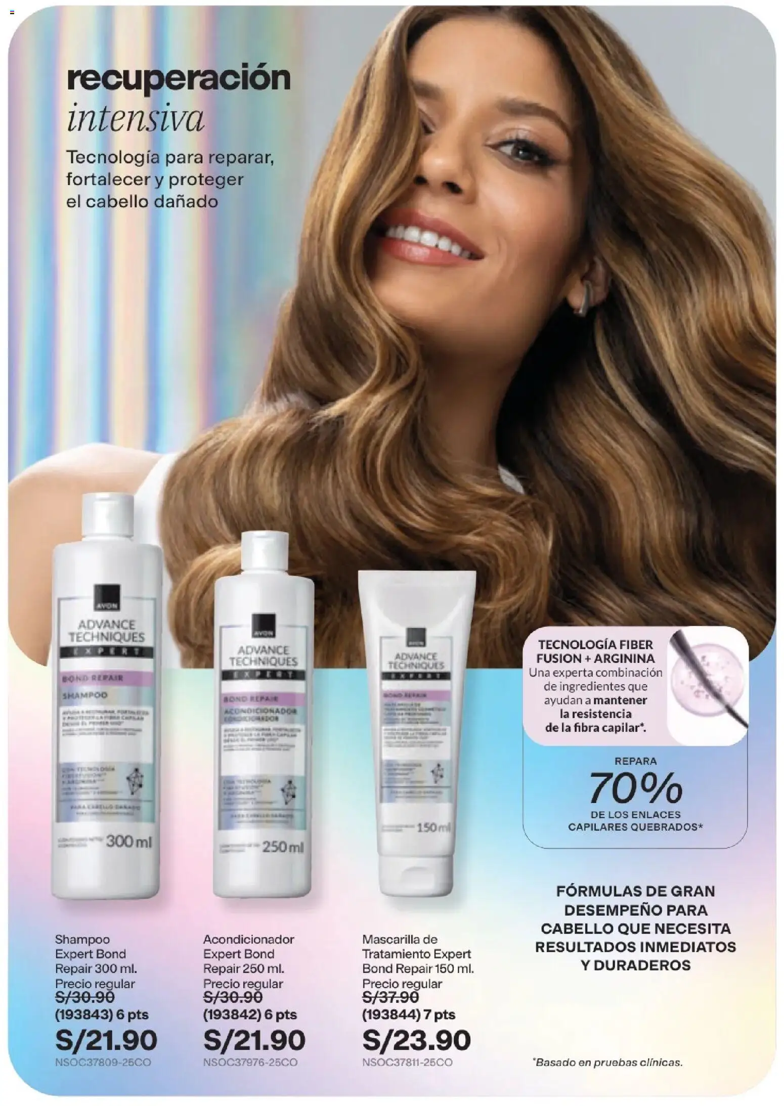 Catálogo Avon válido desde 15/09/2026 | Página: 166 | Productos: Shampoo, Acondicionador, Ingredientes