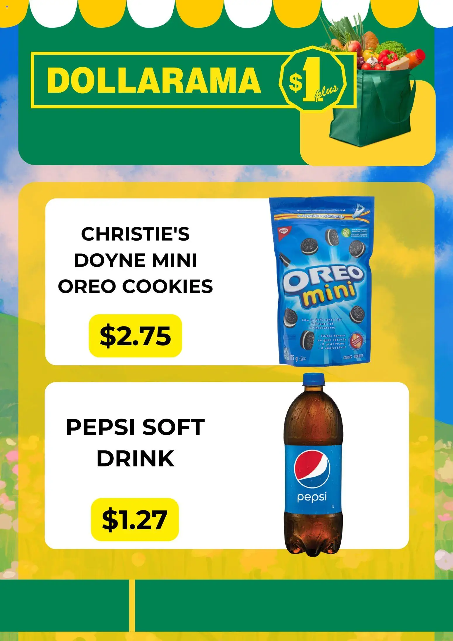Dollarama flyer valid from Jul 22, 2026 | Page: 1 | Products: Cookies