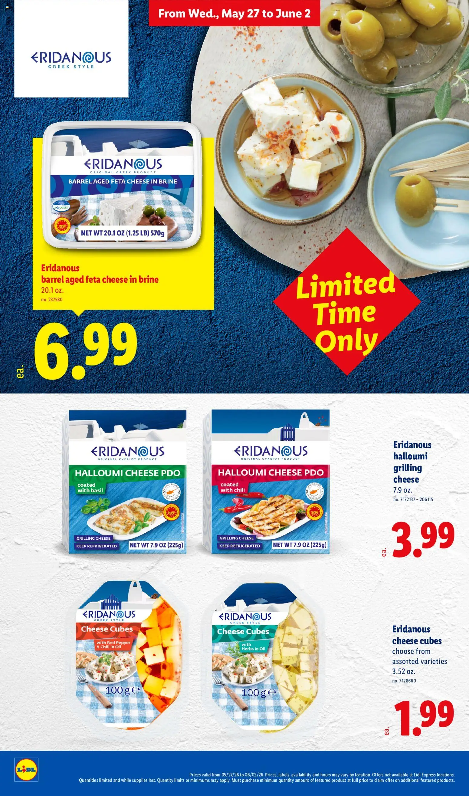 Lidl Weekly Ad - valid from 27.05.2026 | Page: 8 | Products: Cheese, Oil, Pepper