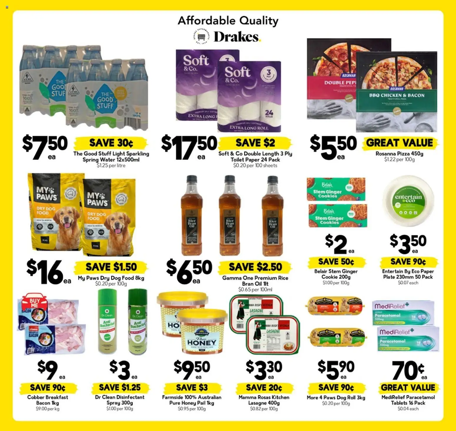 Drakes catalogue - valid from 15.04.2026 | Page: 18 | Products: Ginger, Pizza, Rice, Dog food