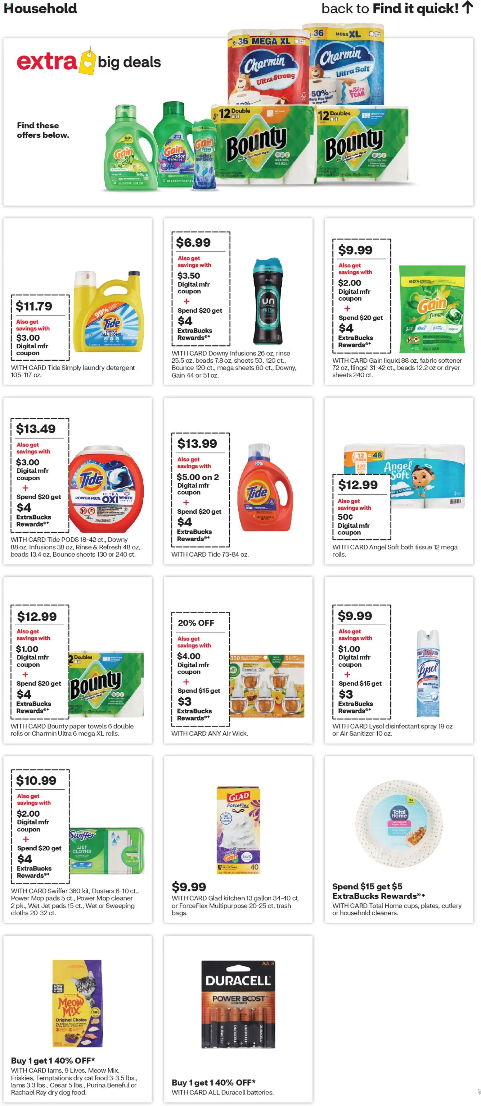 CVS Pharmacy Weekly Ad - WA - valid from 15.03.2026 | Page: 18 | Products: Bath, Fabric softener, Detergent, Dryer
