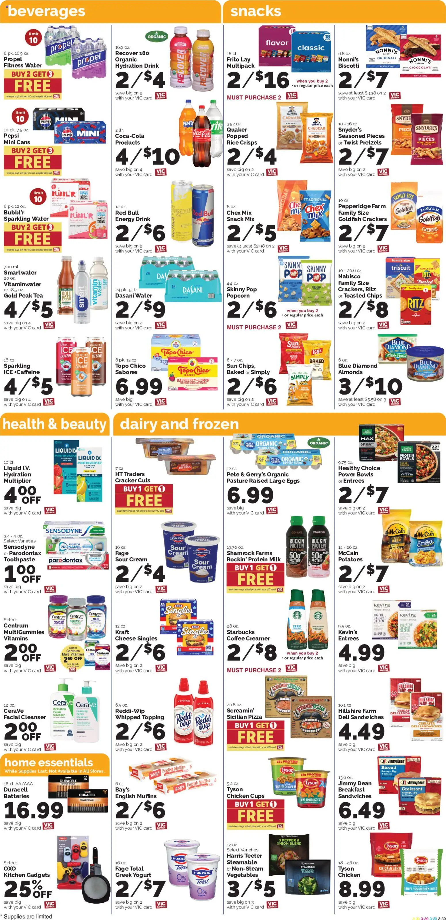 Harris Teeter Weekly Ad - valid from 03.06.2026 | Page: 7 | Products: Cheese, Chocolate, Potatoes, Onion