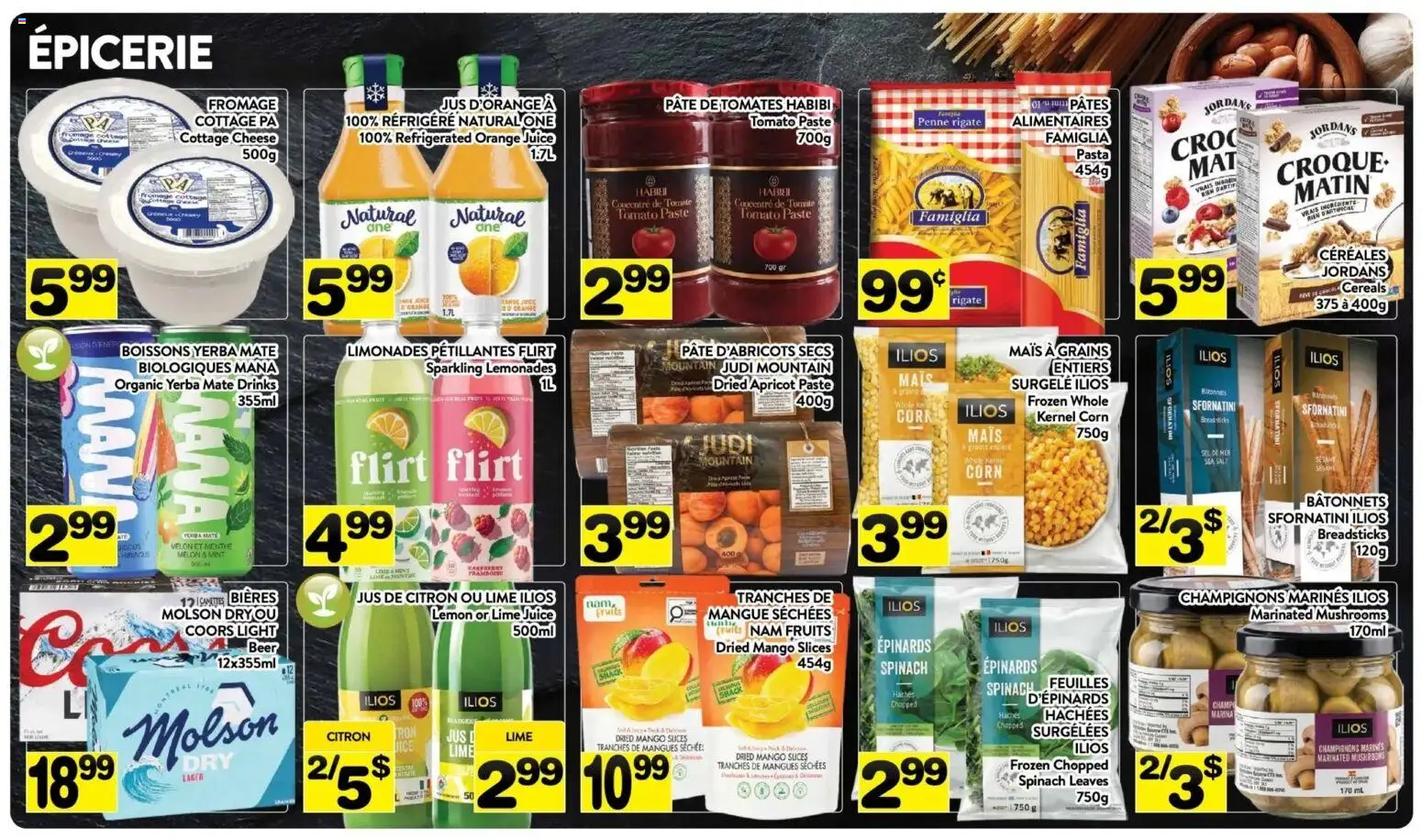 Pa Supermarché flyer valid from 01.06.2026 | Page: 5 | Products: Pasta, Cottage cheese, Juice, Beer