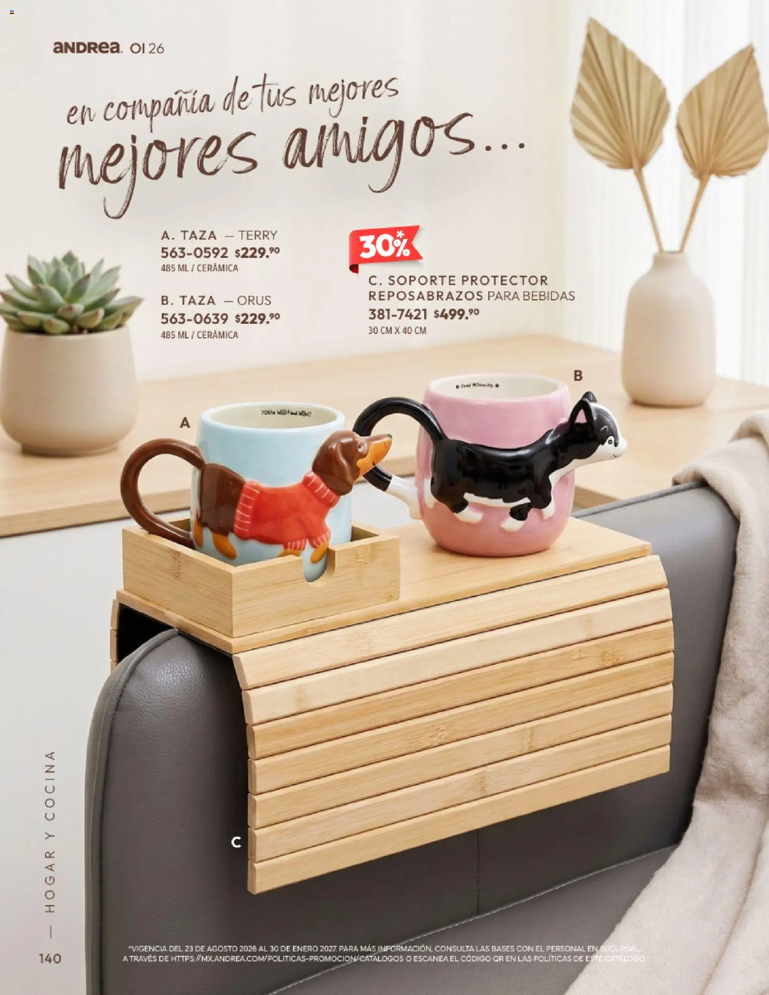 Nuevas ofertas de Andrea válidas en toda la República Mexicana desde el 01/09/2026. ¡Encuentra las mejores ofertas en Andrea catálogo Home! | Página: 140