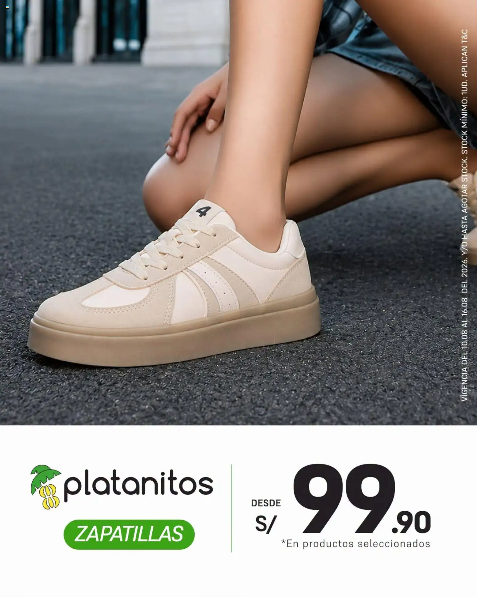 Catálogo Platanitos válido desde 10/08/2026 | Página: 1 | Productos: Zapatillas
