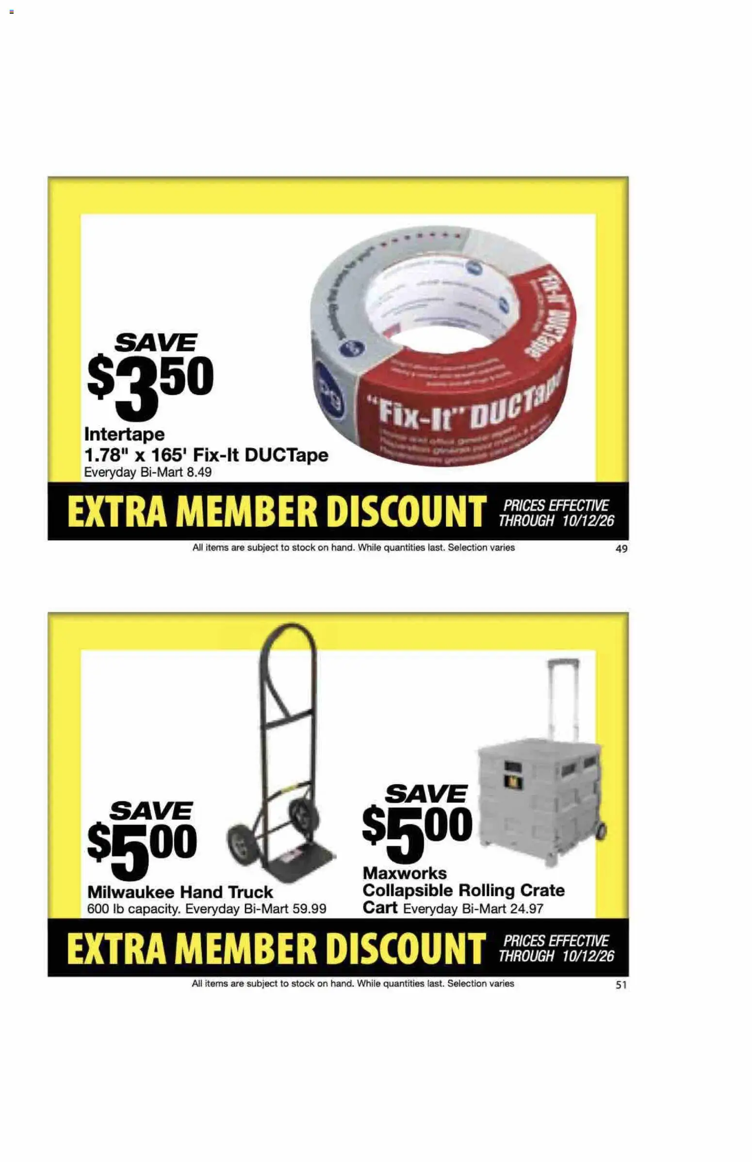 Bi-Mart Extra Member Discount Book - valid from 09/28/2026 | Page: 27