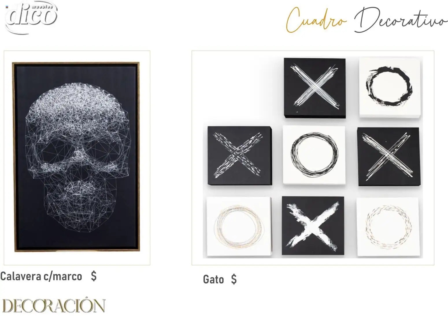 Nuevas ofertas de Muebles Dico válidas en toda la República Mexicana desde el 09/12/2025. ¡Encuentra las mejores ofertas en Muebles Dico catálogo Decoración! | Página: 18 | Productos: Cuadro, Decoración