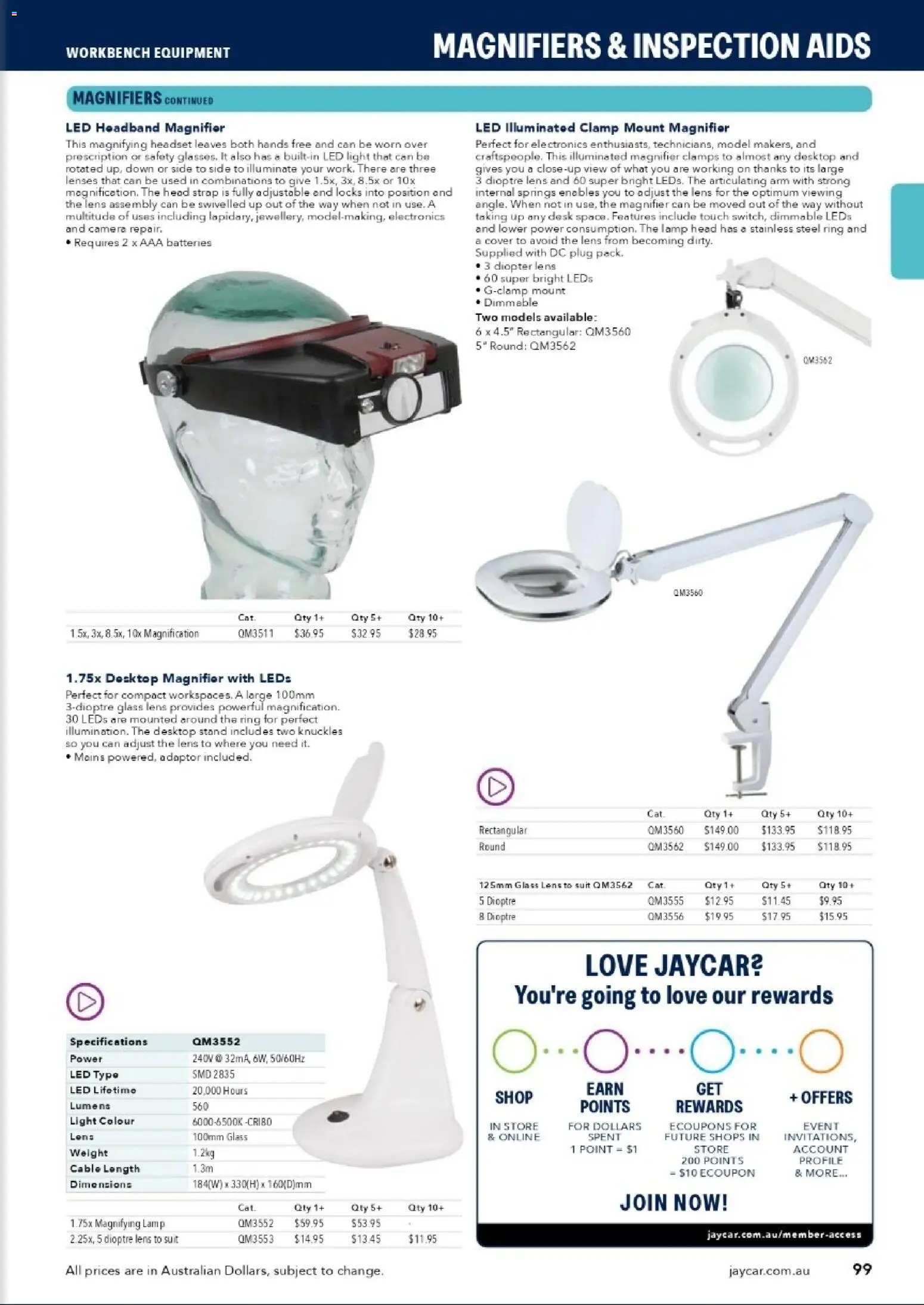 Jaycar catalogue - valid from 31/08/2026 | Page: 97 | Products: Desk, Headband, Adaptor, Desktop