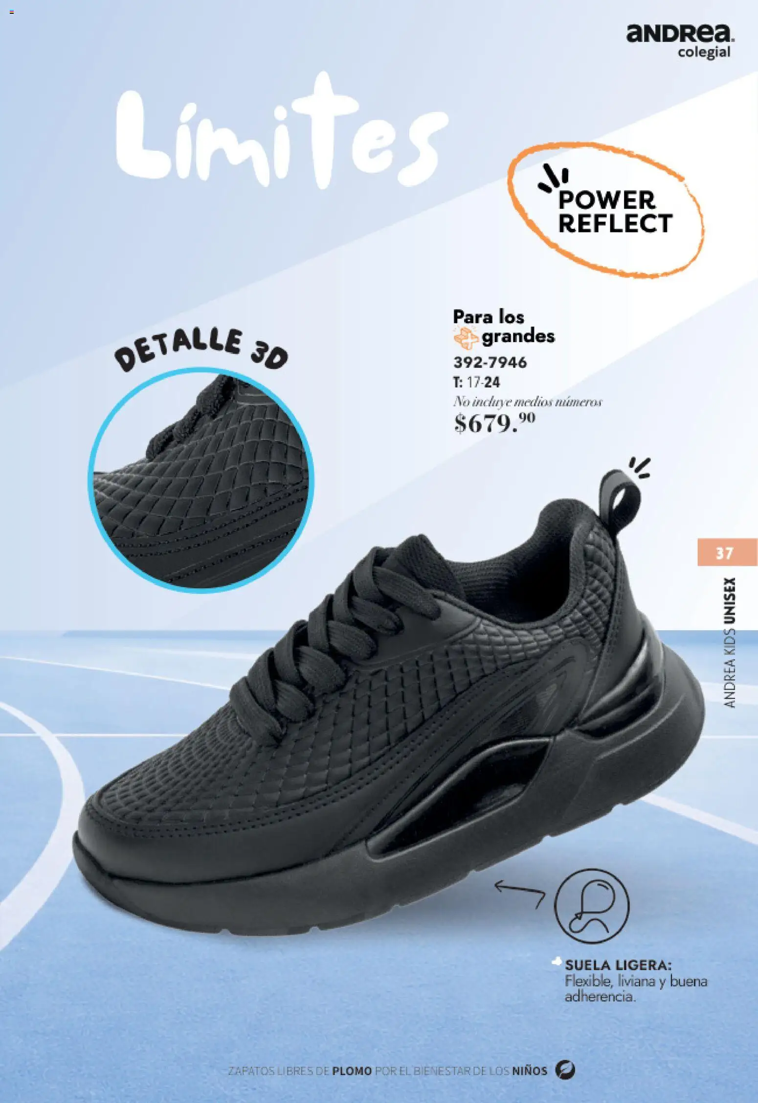 Nuevas ofertas de Andrea válidas en toda la República Mexicana desde el 23/05/2026. ¡Encuentra las mejores ofertas en Andrea catálogo Colegial! | Página: 37 | Productos: Zapatos