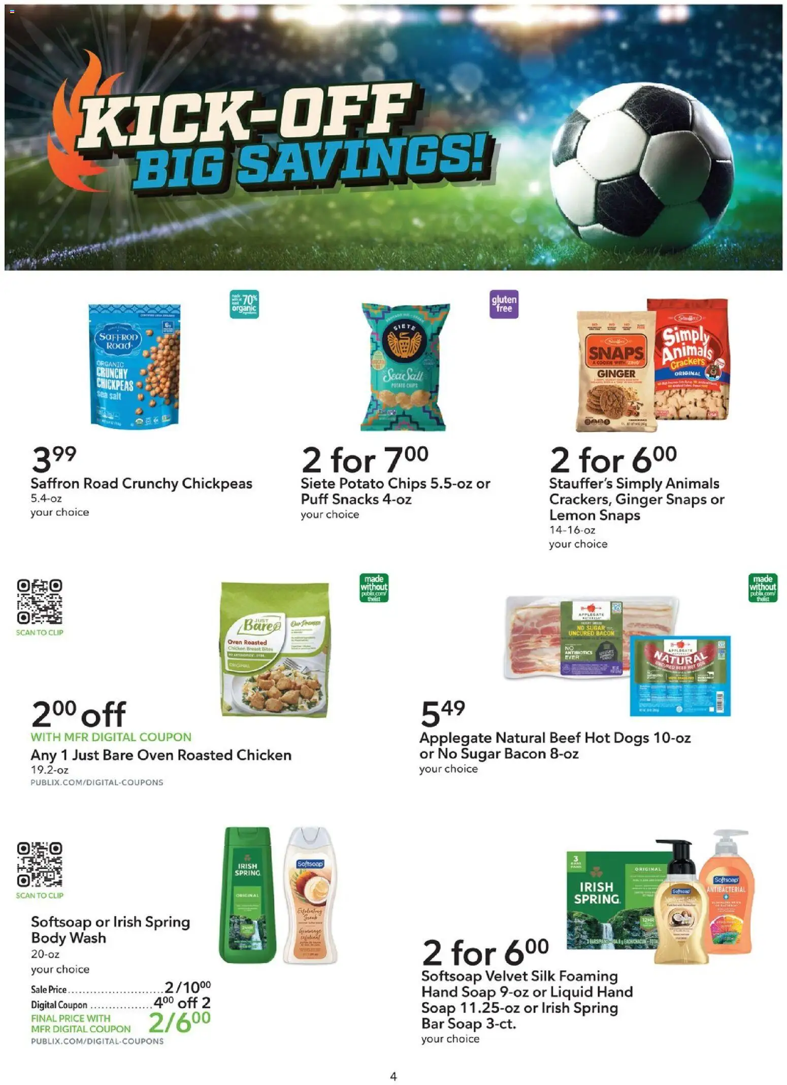 Publix - Leaflet - valid from 13.06.2026 | Page: 4 | Products: Beef, Chips, Lemon, Oven