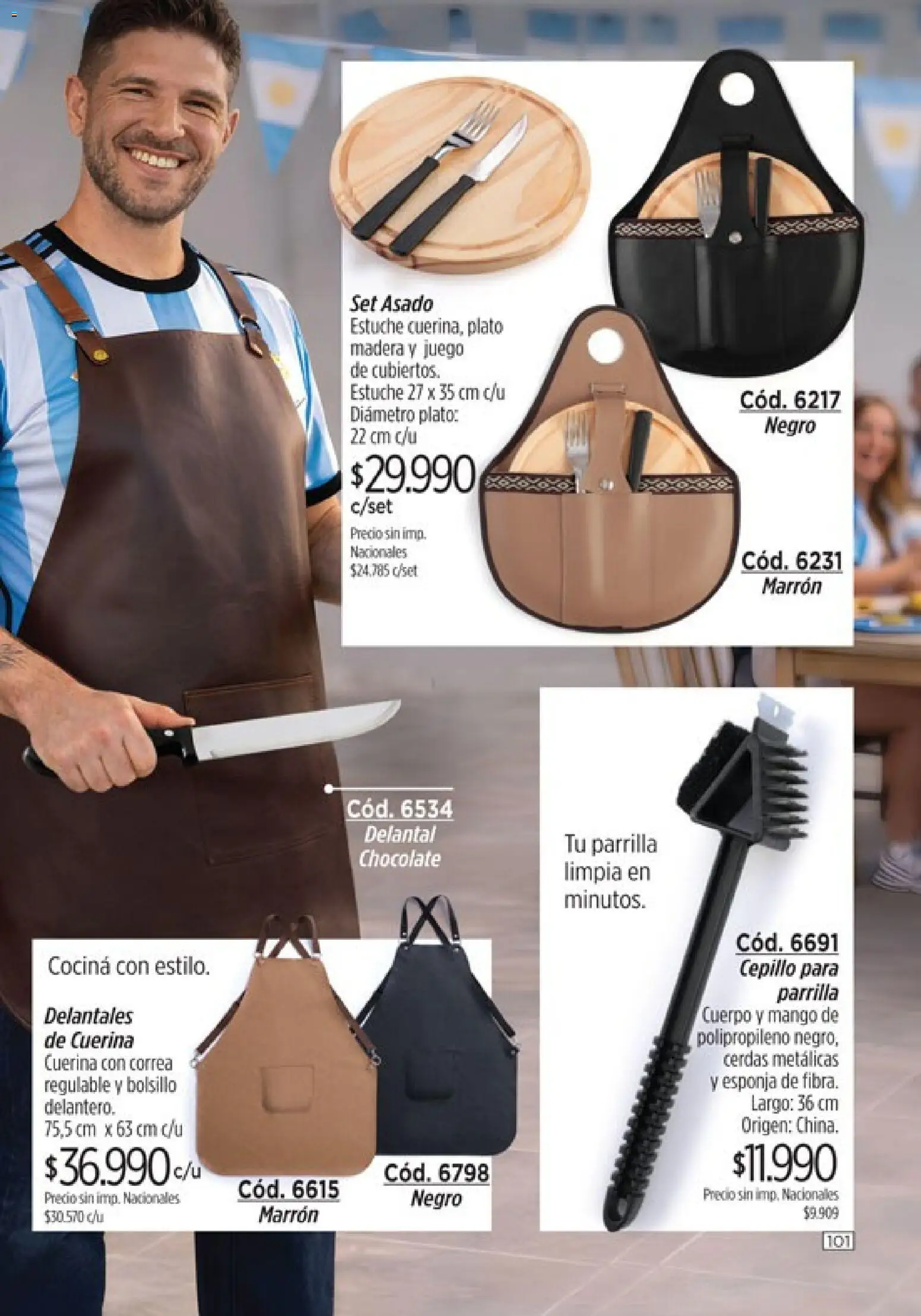 Catálogo Amodil Campaña 9 │ válido desde el 05.05.2026 | Página: 101 | Productos: Delantal, Esponja, Mango, Chocolate