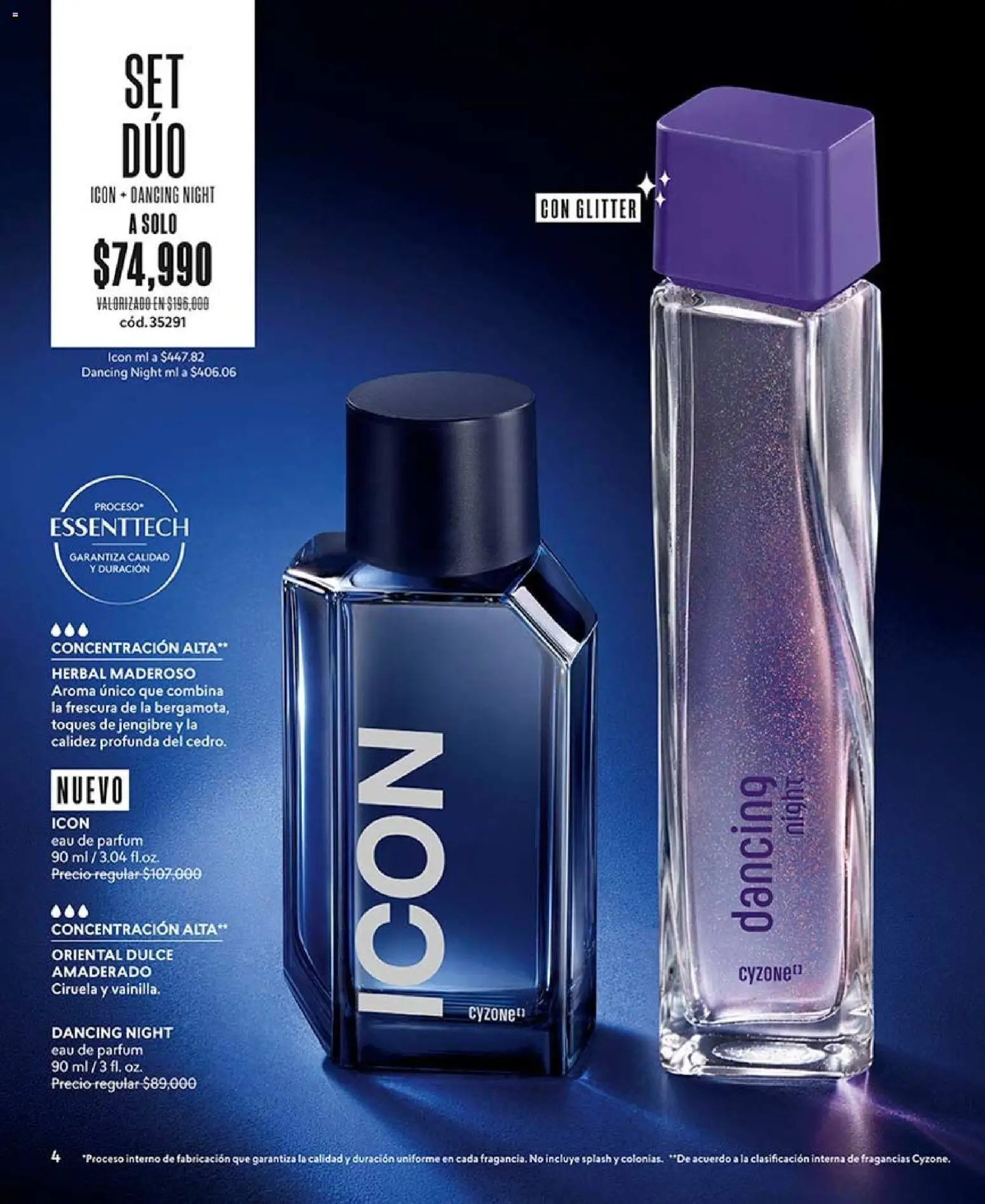 CyZone revista - valida desde el 17/08/2026 | Página: 4 | Productos: Glitter, Jengibre, Vainilla
