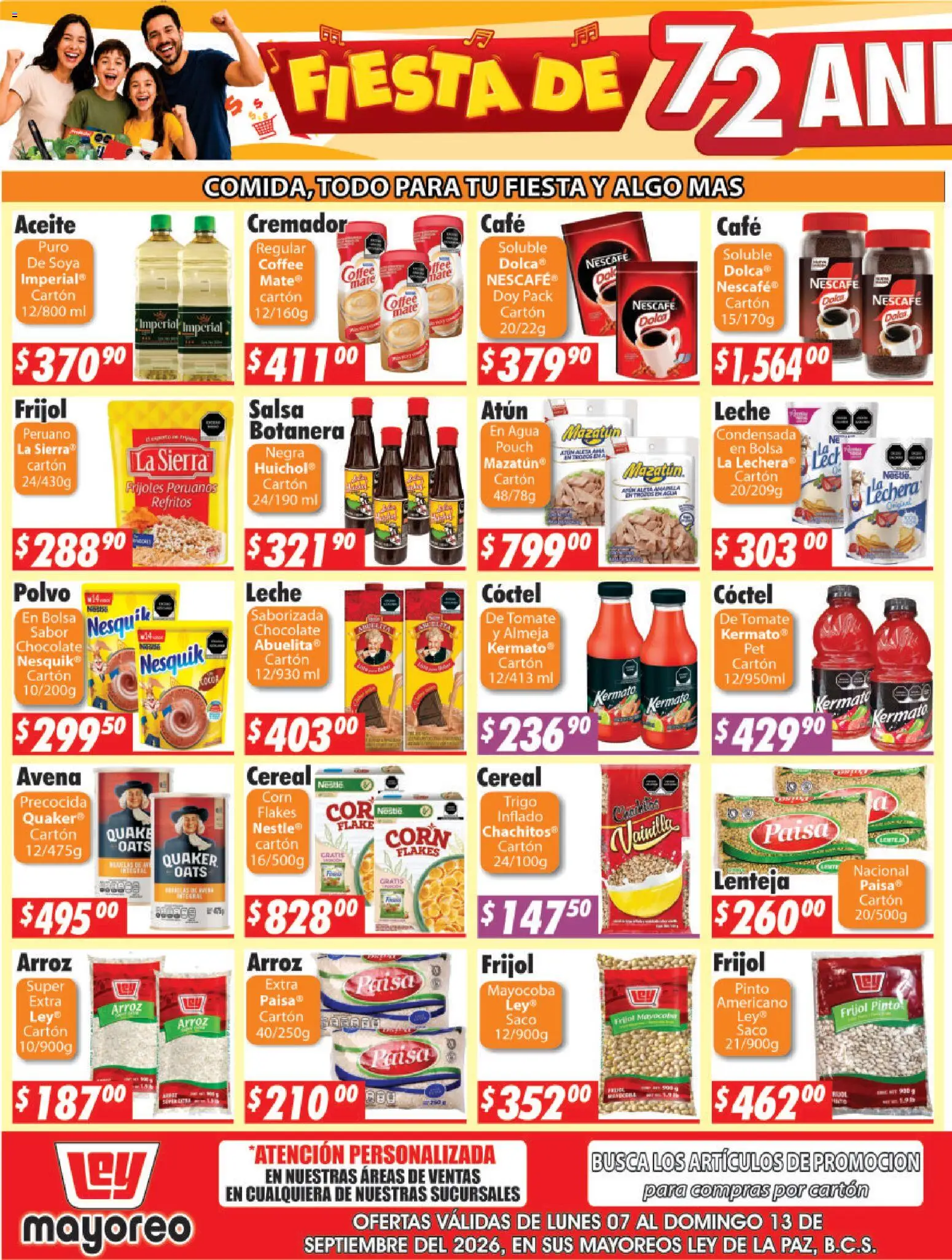 Nuevas ofertas de Casa Ley válidas en toda la República Mexicana desde el 07/09/2026. ¡Encuentra las mejores ofertas en Casa Ley folleto La Paz! | Página: 3